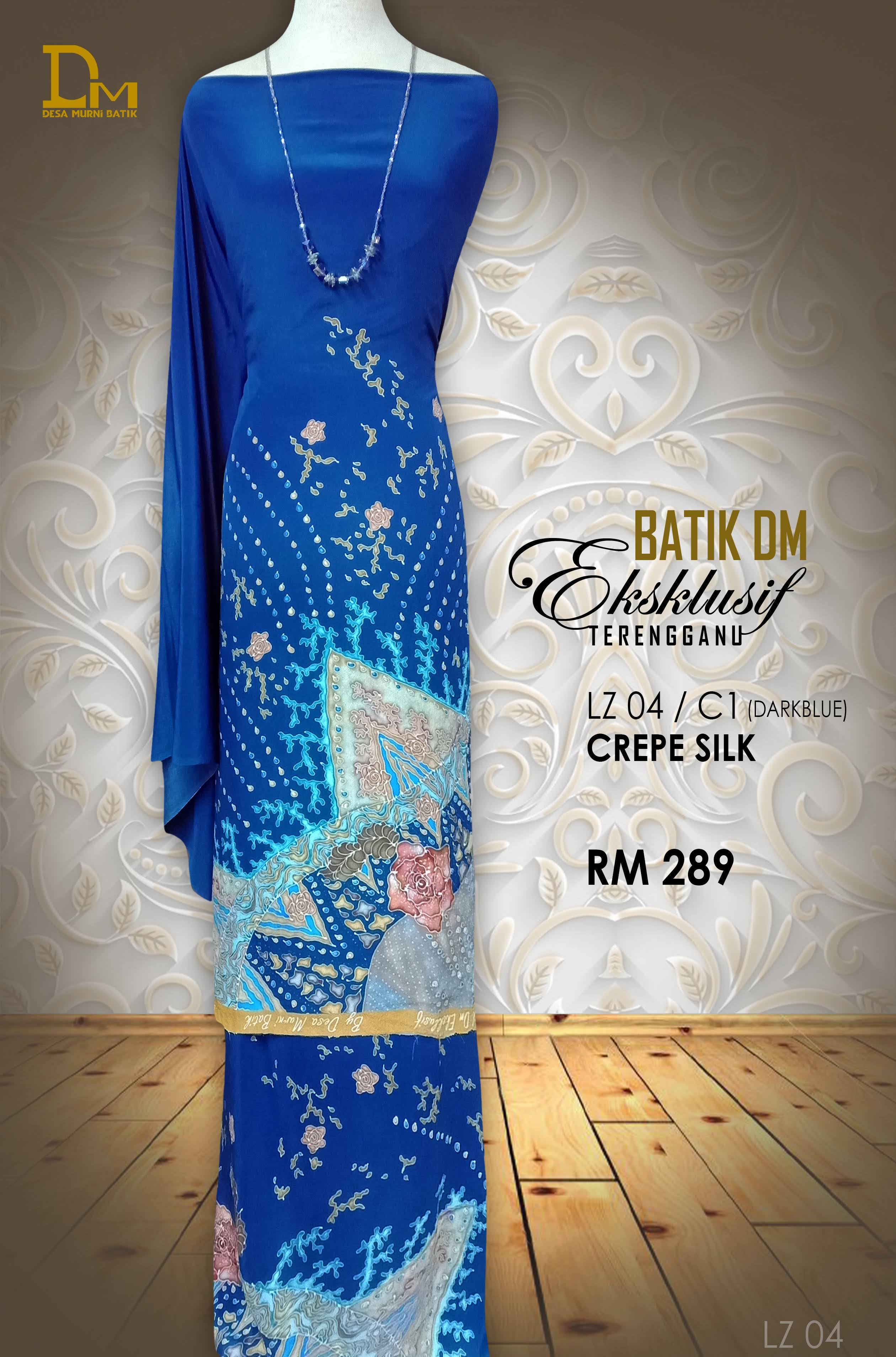 BATIK DM EKSKLUSIF TERENGGANU CREPE SILK LZ 04