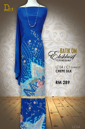 BATIK DM EKSKLUSIF TERENGGANU CREPE SILK LZ 04