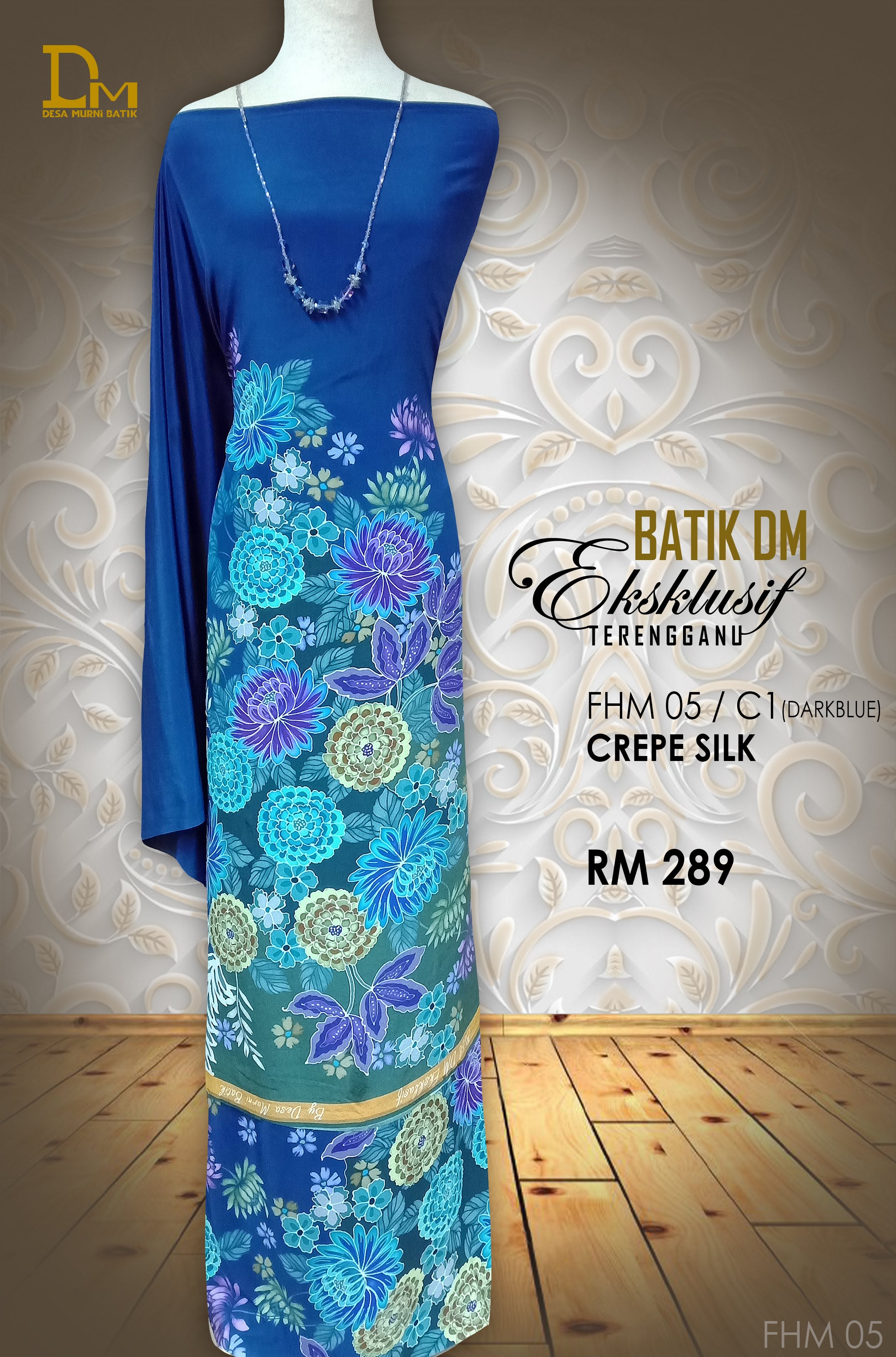 BATIK DM EKSKLUSIF TERENGGANUCREPE SILK FHM 05