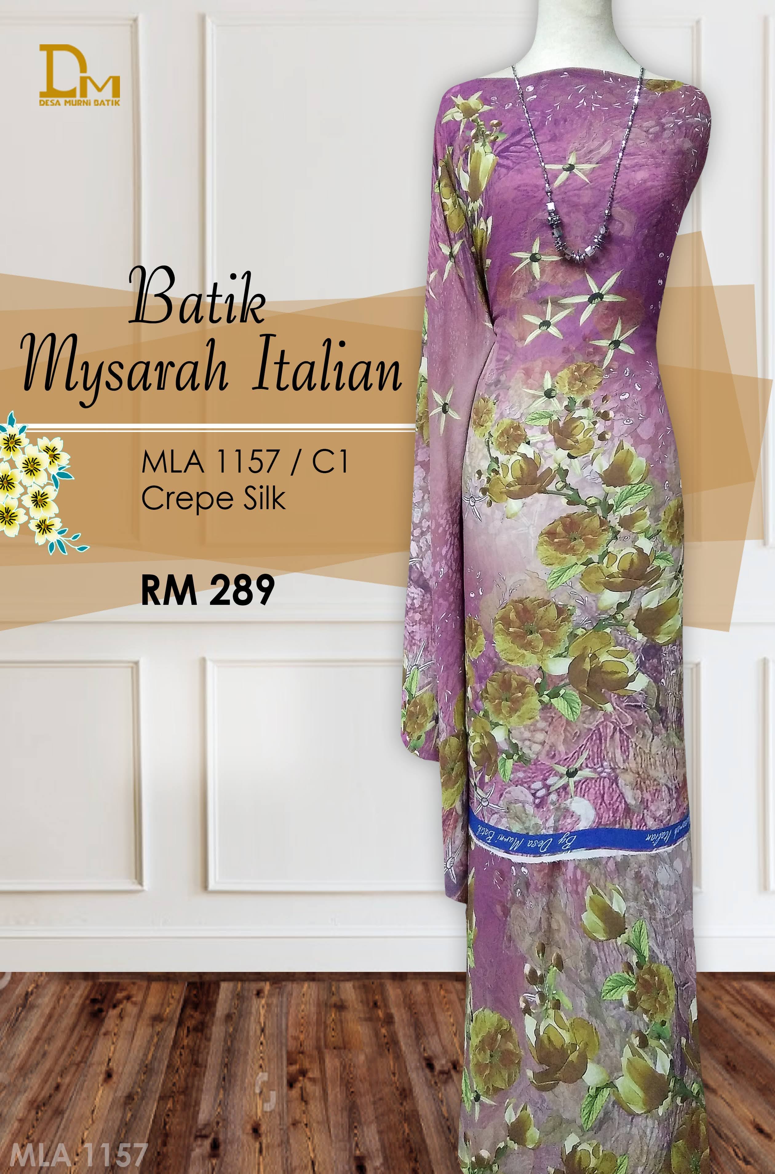 BATIK MYSARAH ITALIAN CREPE SILK MLA 1157