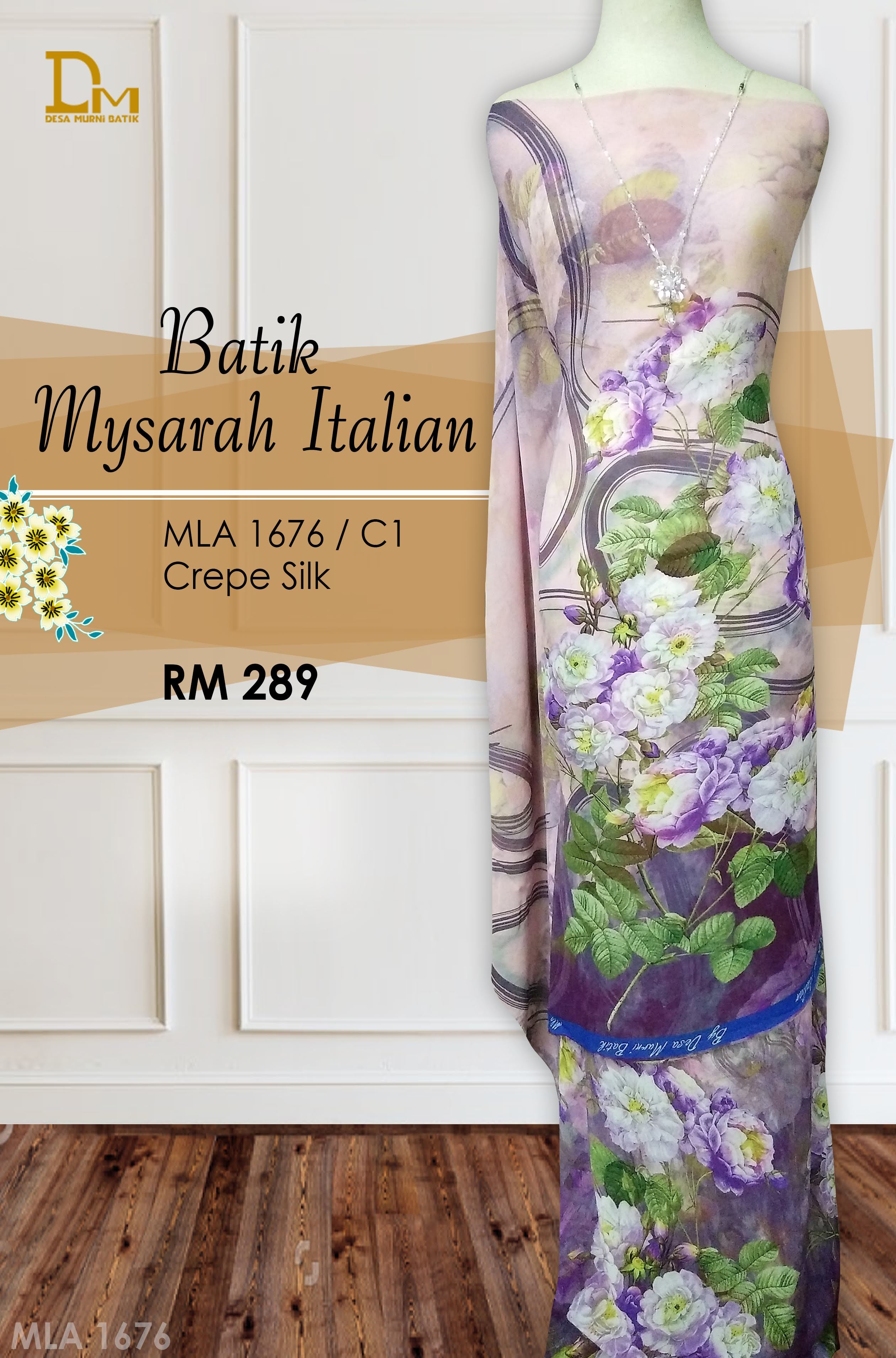 BATIK MYSARAH ITALIAN CREPE SILK MLA 1676