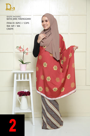 BATIK JAWA TERENGGANU FHM 01 CREPE