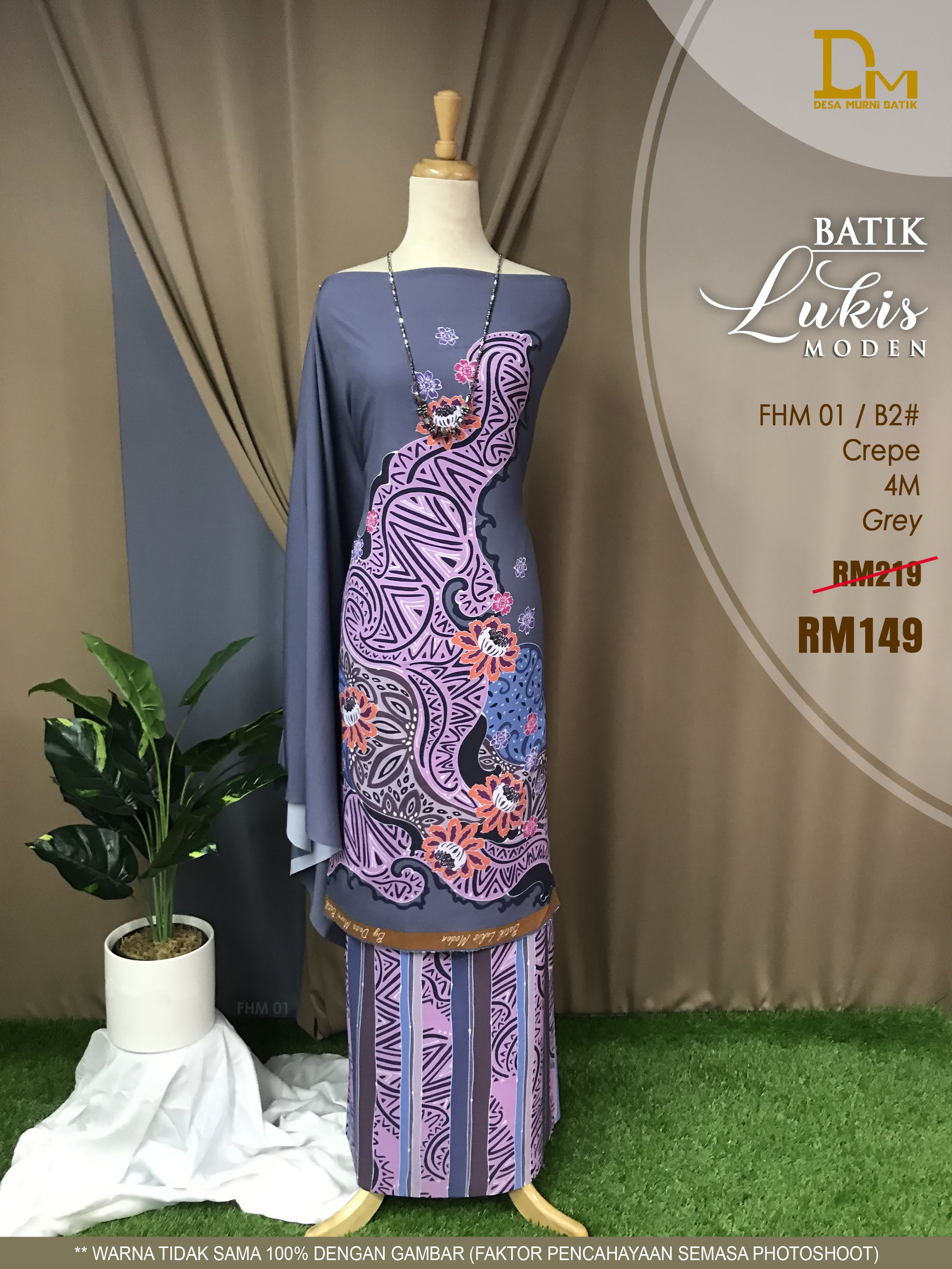 BATIK LUKIS MODEN CREPE FHM 01