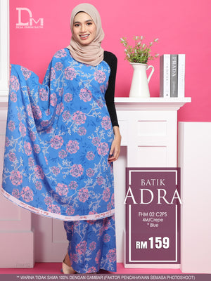 BATIK ANDRA FHM 02 CREPE BLUE