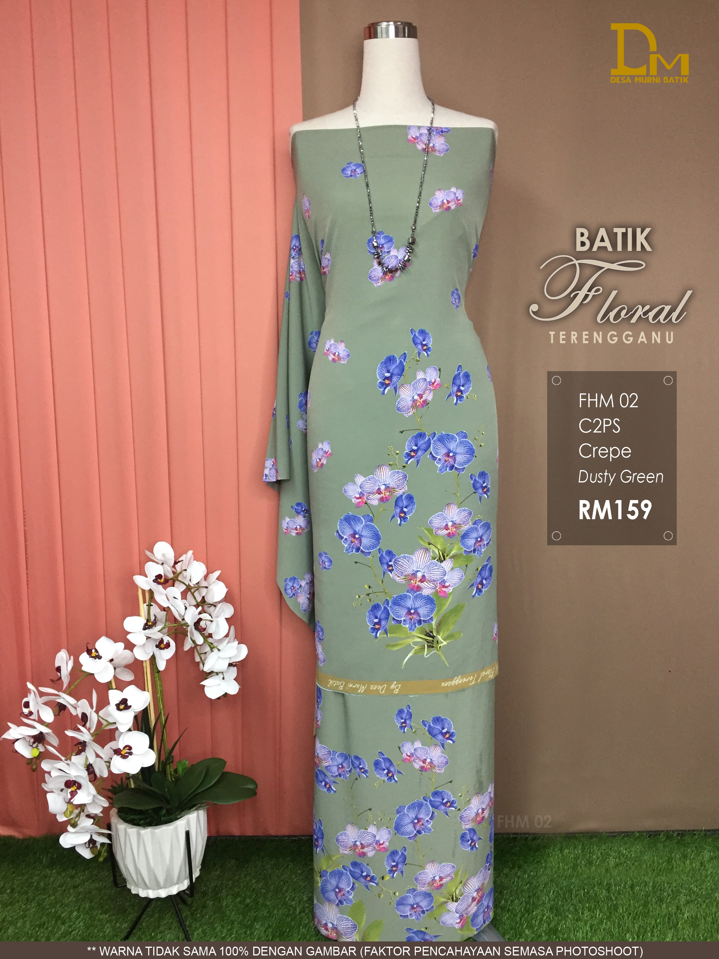 BATIK FLORAL TERENGGANU CREPE FHM 02