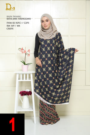 BATIK JAWA TERENGGANU FHM 02 CREPE