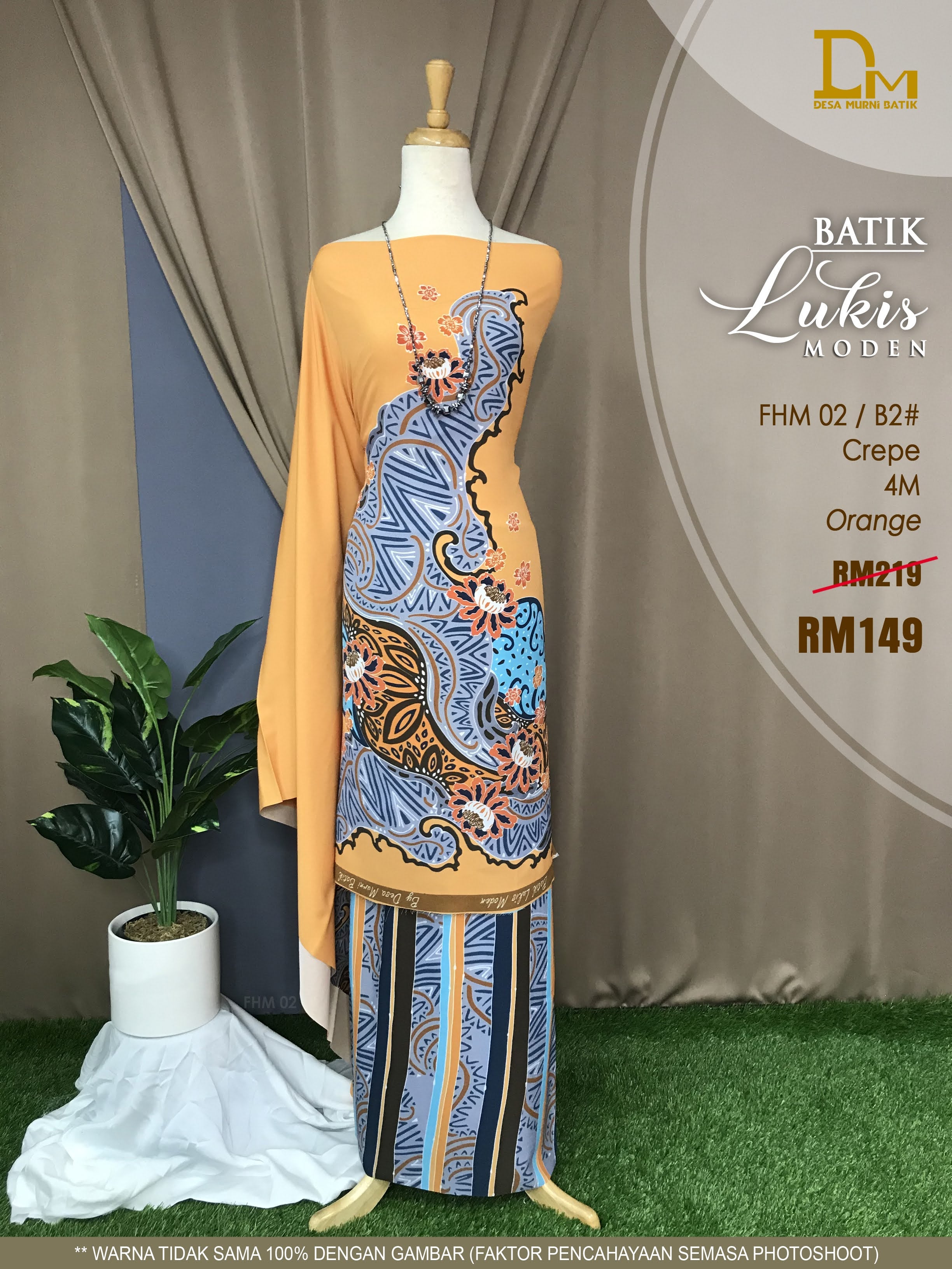 BATIK LUKIS MODEN CREPE FHM 02
