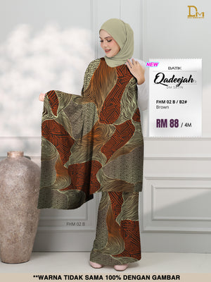 BATIK QADEEJAH SATIN FHM 02 B