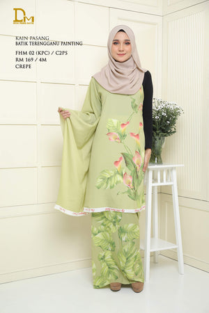 BATIK TERENGGANU PAINTING FHM 02 CREPE
