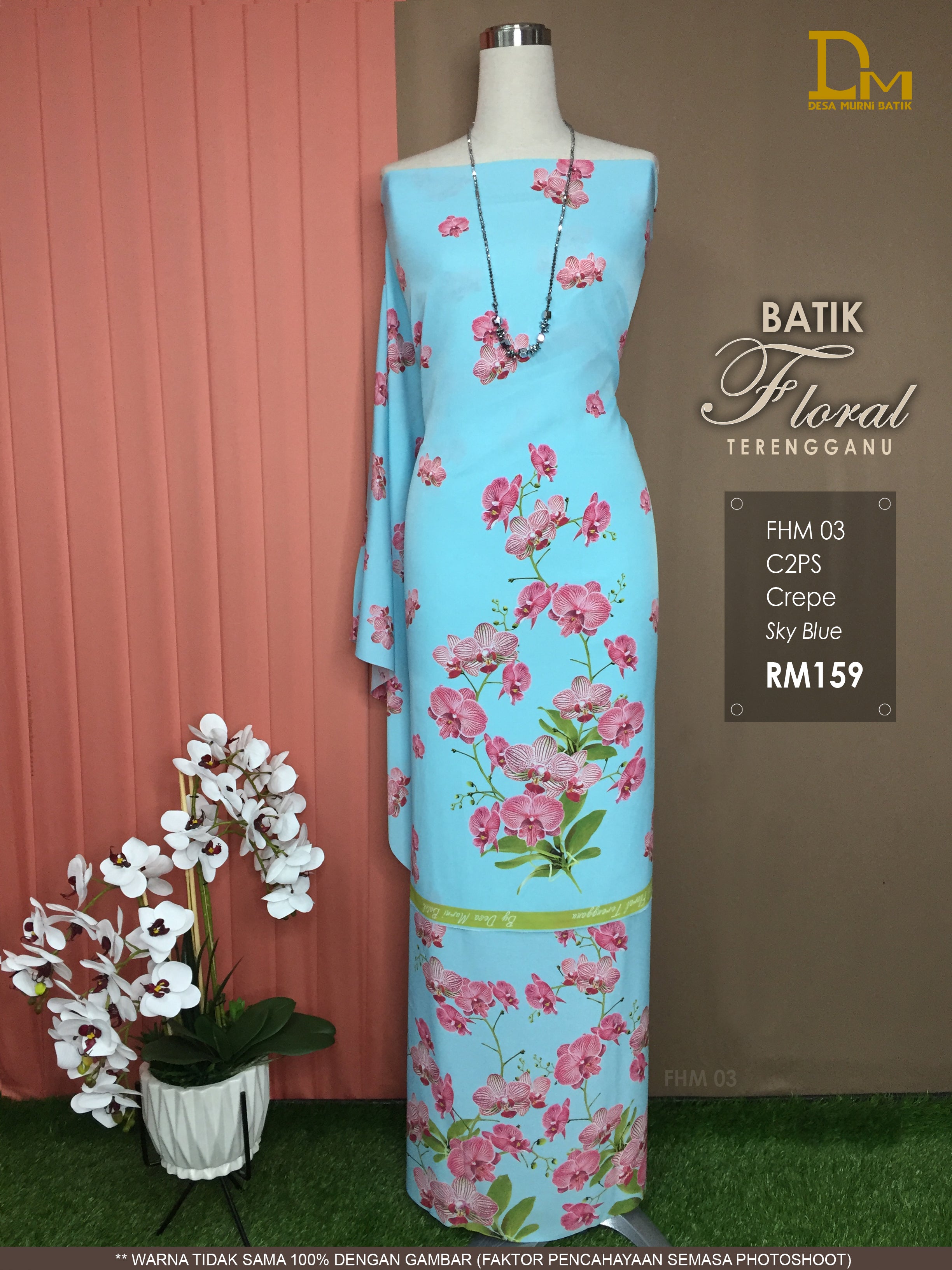 BATIK FLORAL TERENGGANU CREPE FHM 03