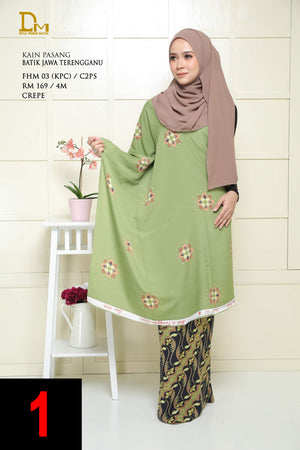 BATIK JAWA TERENGGANU FHM 03 CREPE
