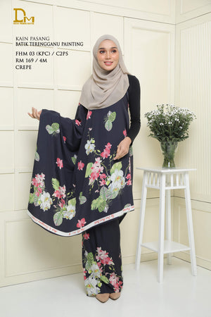 BATIK TERENGGANU PAINTING FHM 03 CREPE
