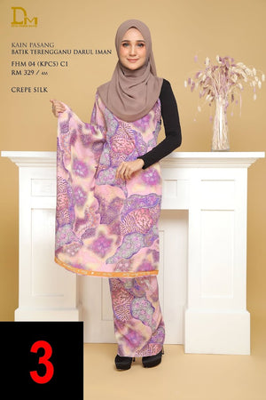BATIK TERENGGANU DARUL IMAN CREPE SILK FHM 04