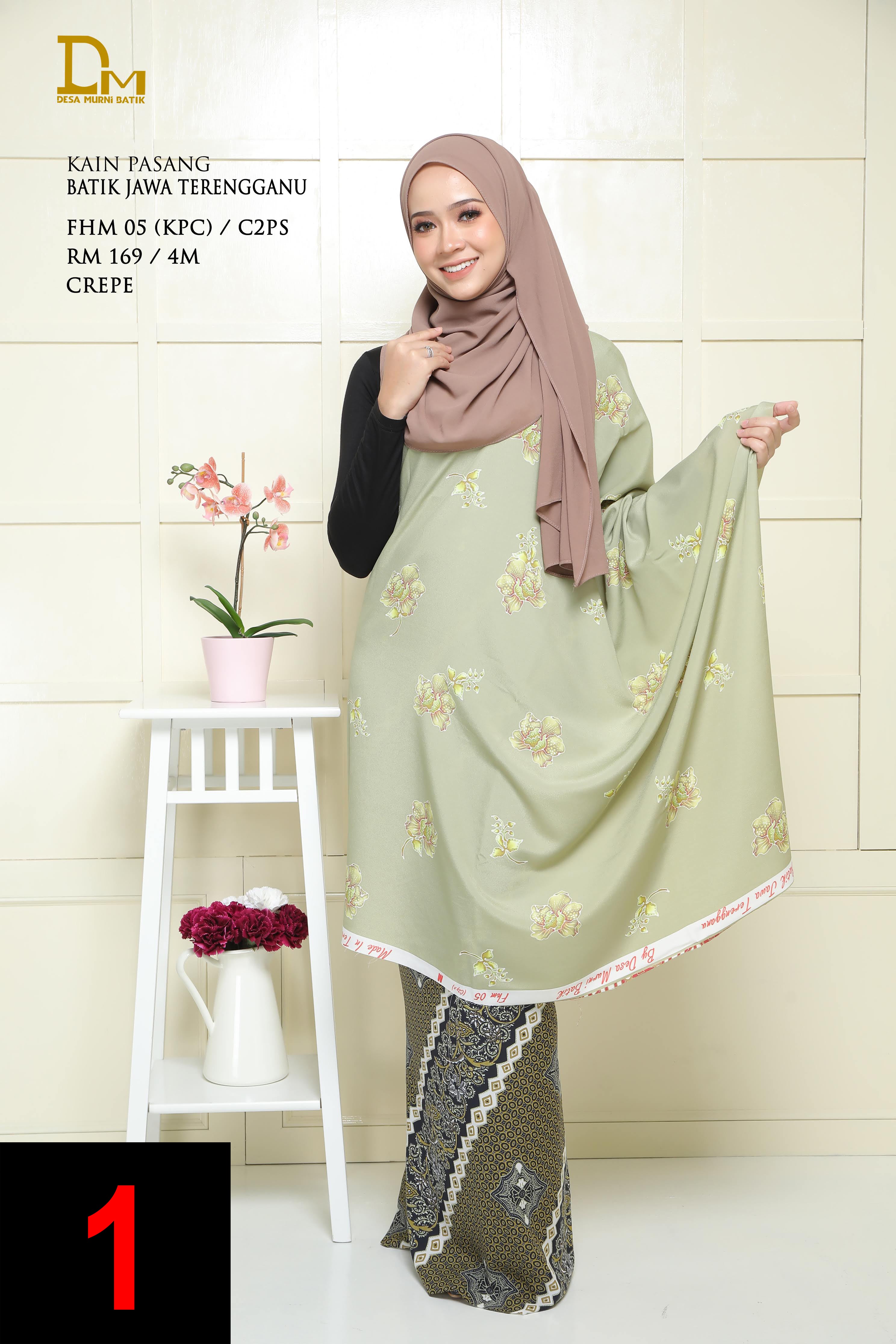 BATIK JAWA TERENGGANU FHM 05 CREPE