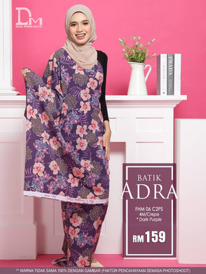 BATIK ANDRA FHM 06 CREPE DARK PURPLE