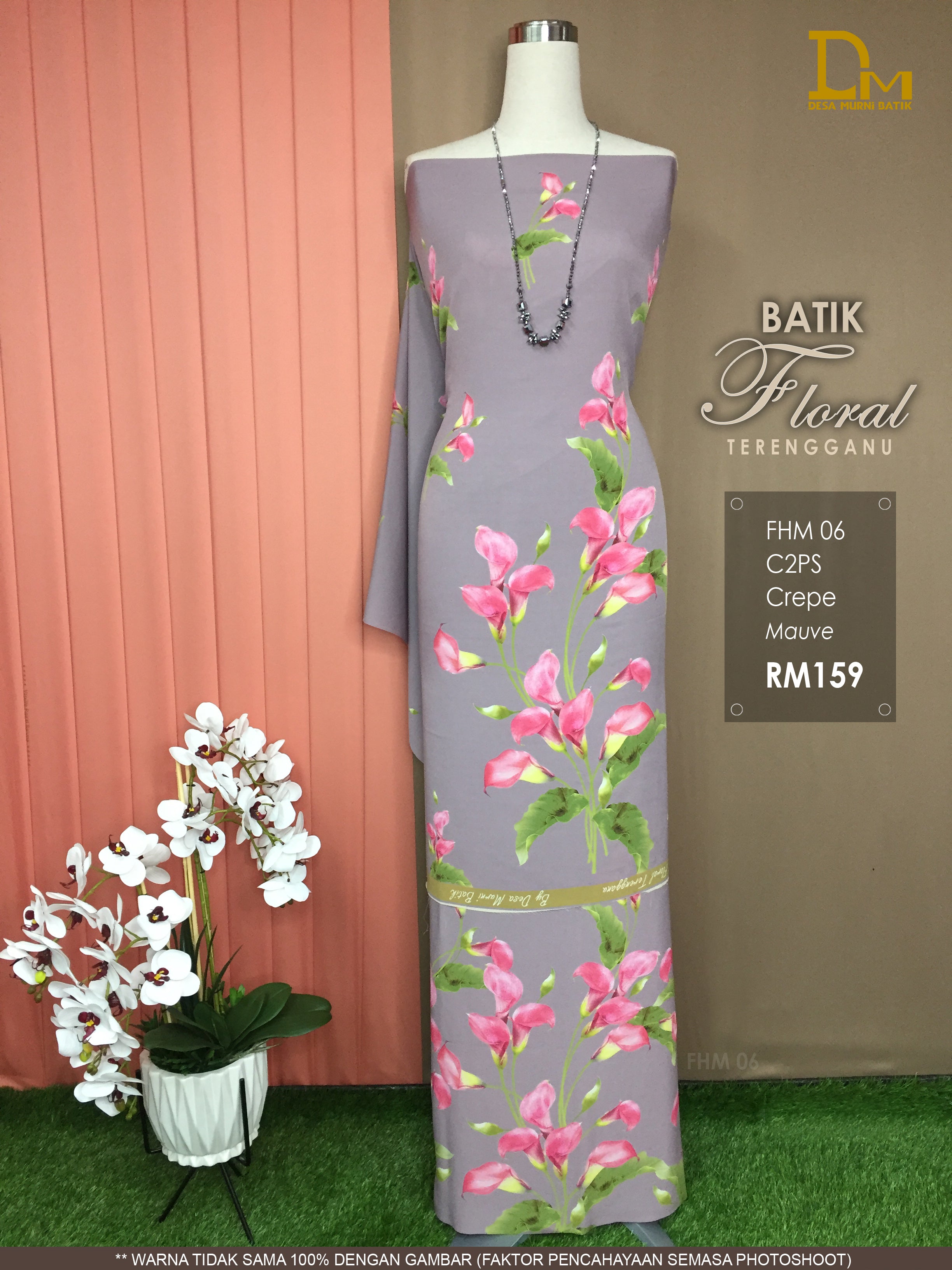 BATIK FLORAL TERENGGANU CREPE FHM 06