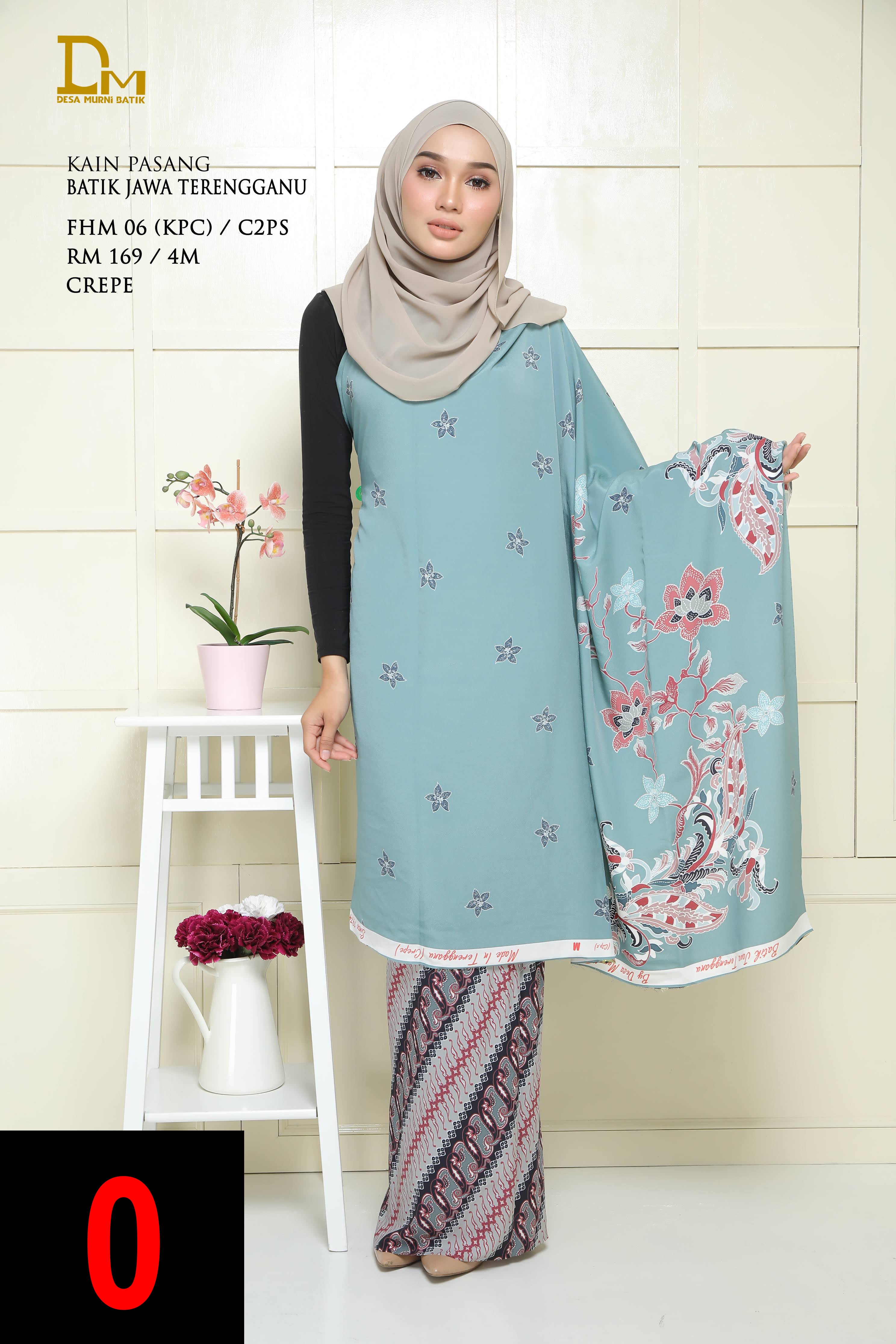 BATIK JAWA TERENGGANU FHM 06 CREPE