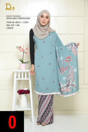BATIK JAWA TERENGGANU FHM 06 CREPE