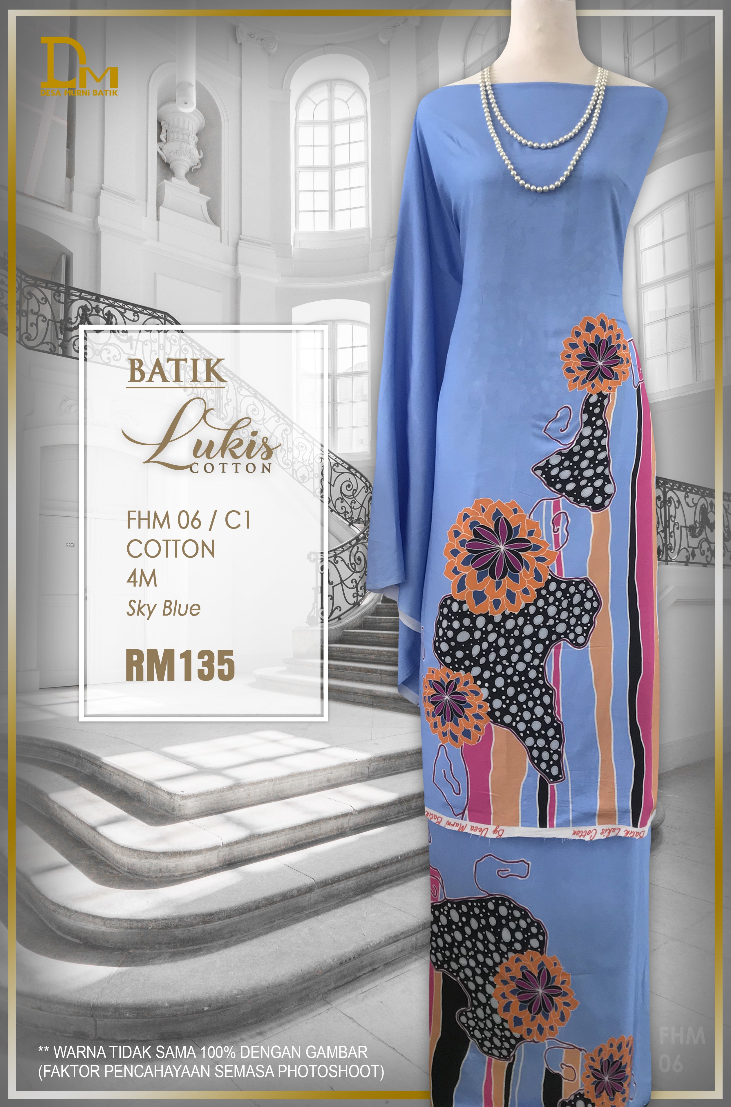 BATIK LUKIS TERENGGANU COTTON FHM 06