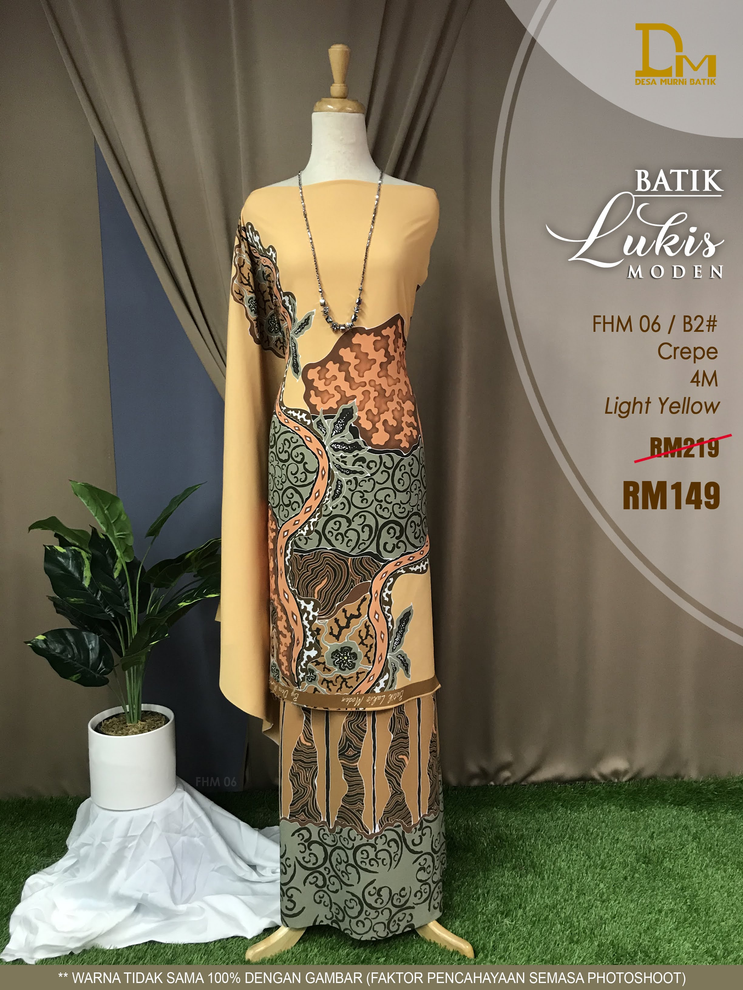 BATIK LUKIS MODEN CREPE FHM 06