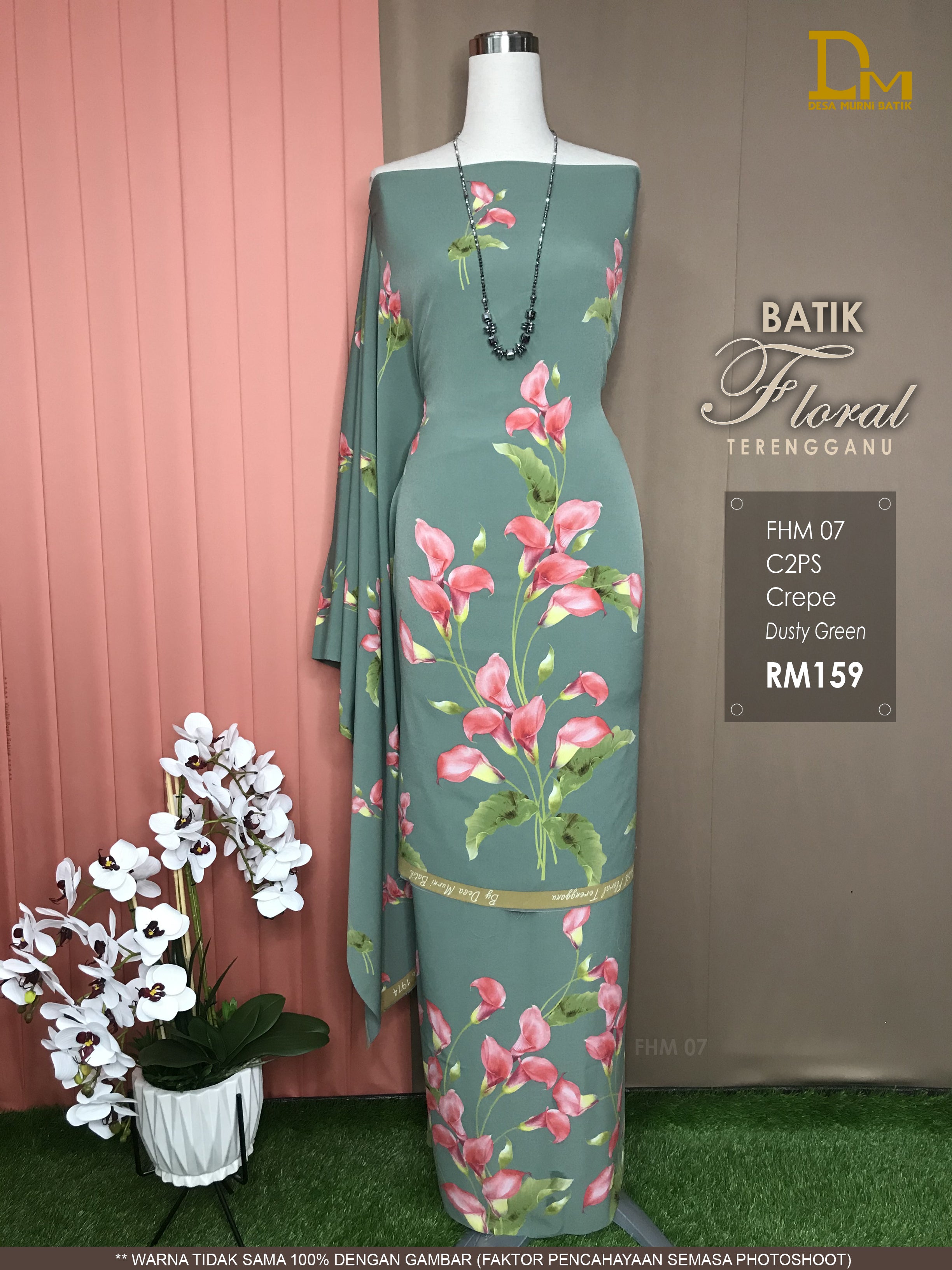 BATIK FLORAL TERENGGANU CREPE FHM 07