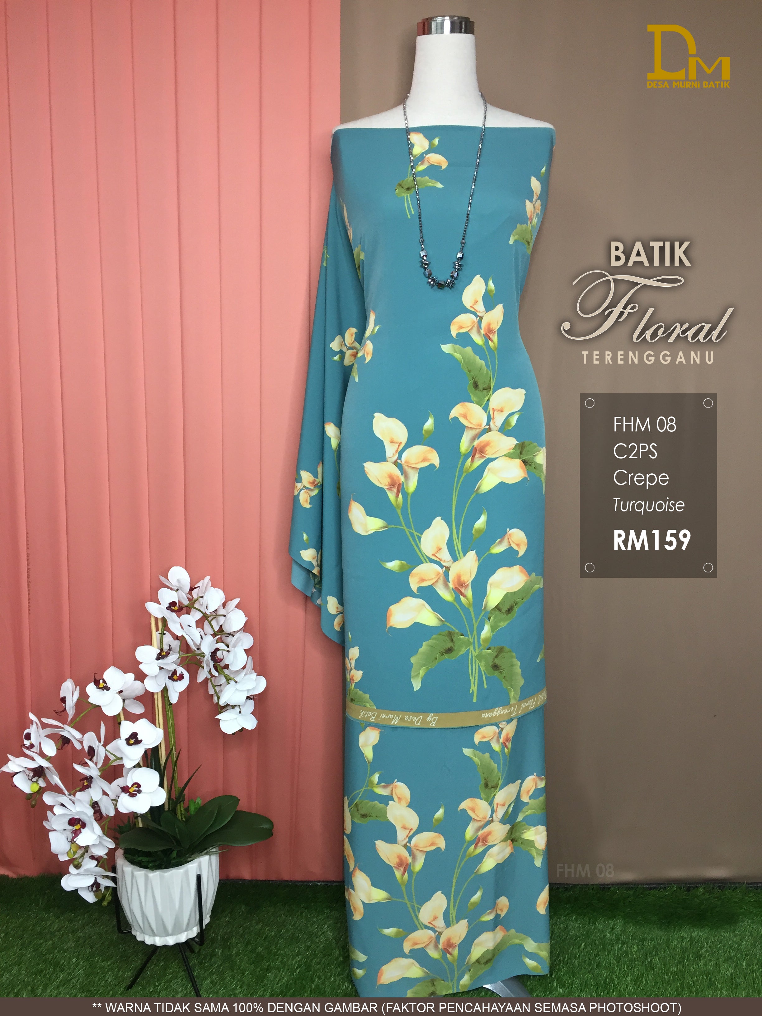 BATIK FLORAL TERENGGANU CREPE FHM 08