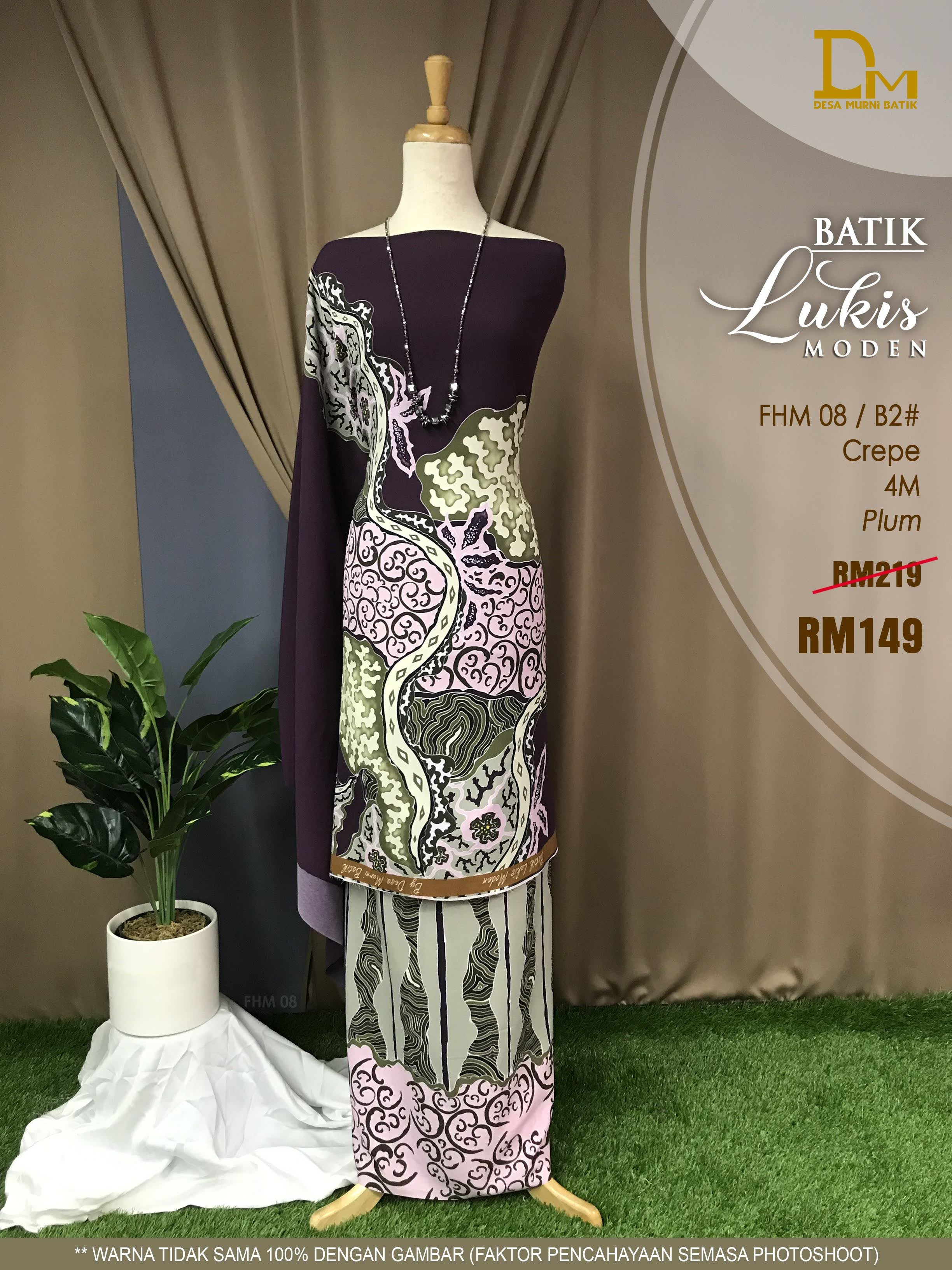 BATIK LUKIS MODEN CREPE FHM 08