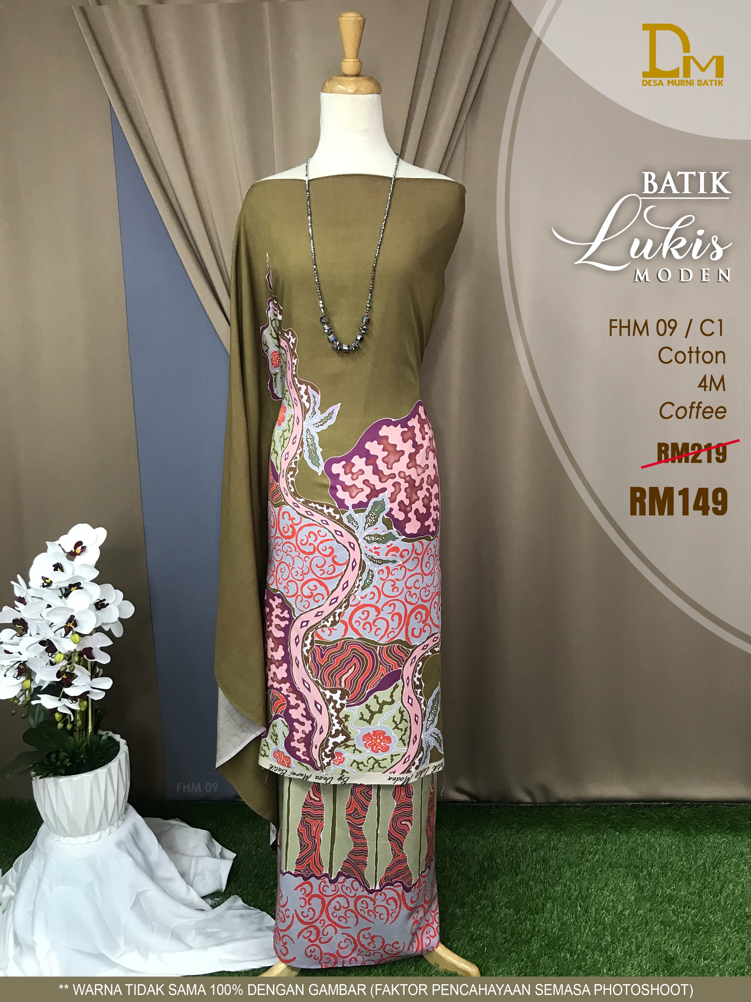 BATIK LUKIS MODEN COTTON FHM 09