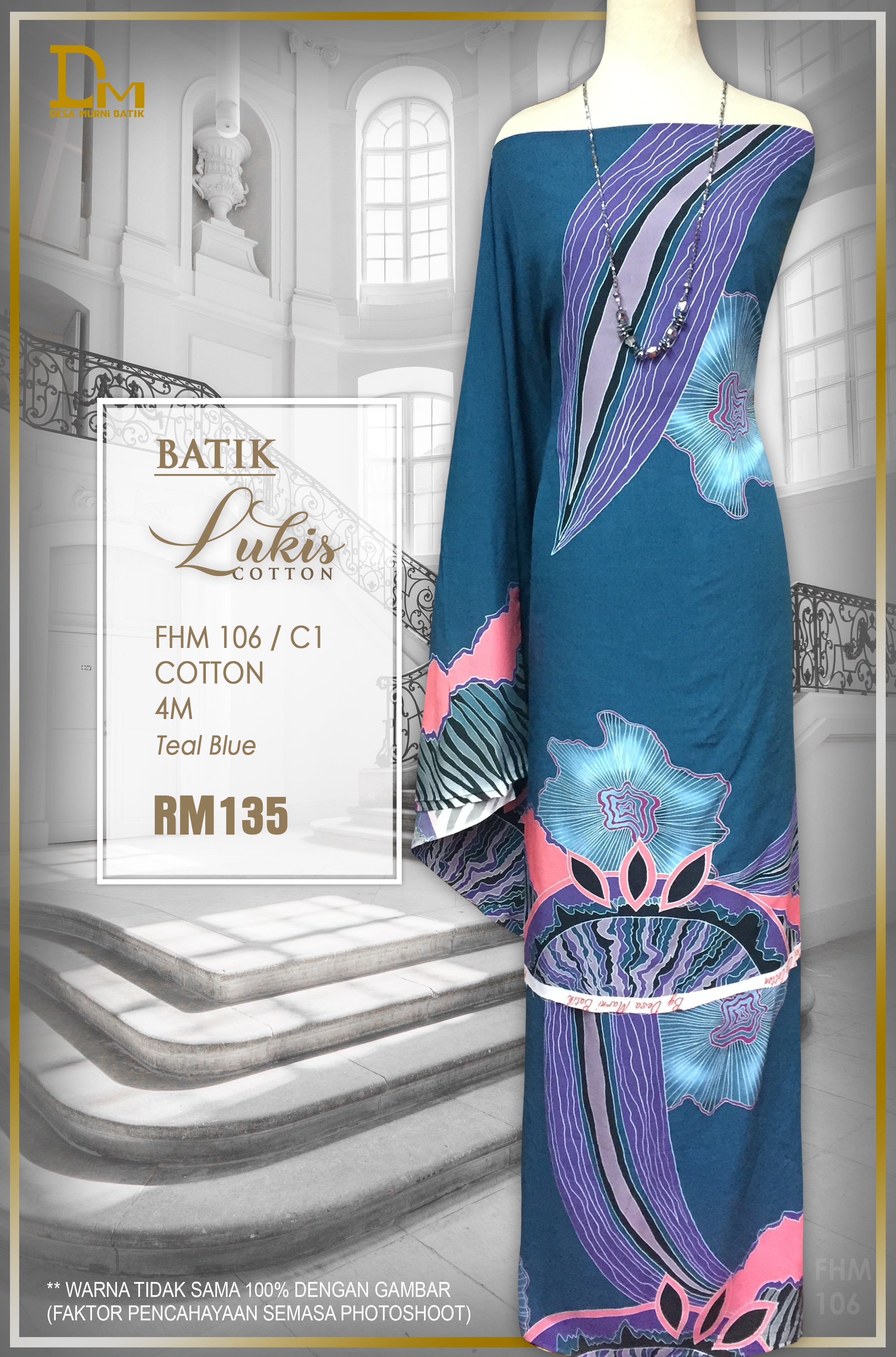 BATIK LUKIS TERENGGANU COTTON FHM 106