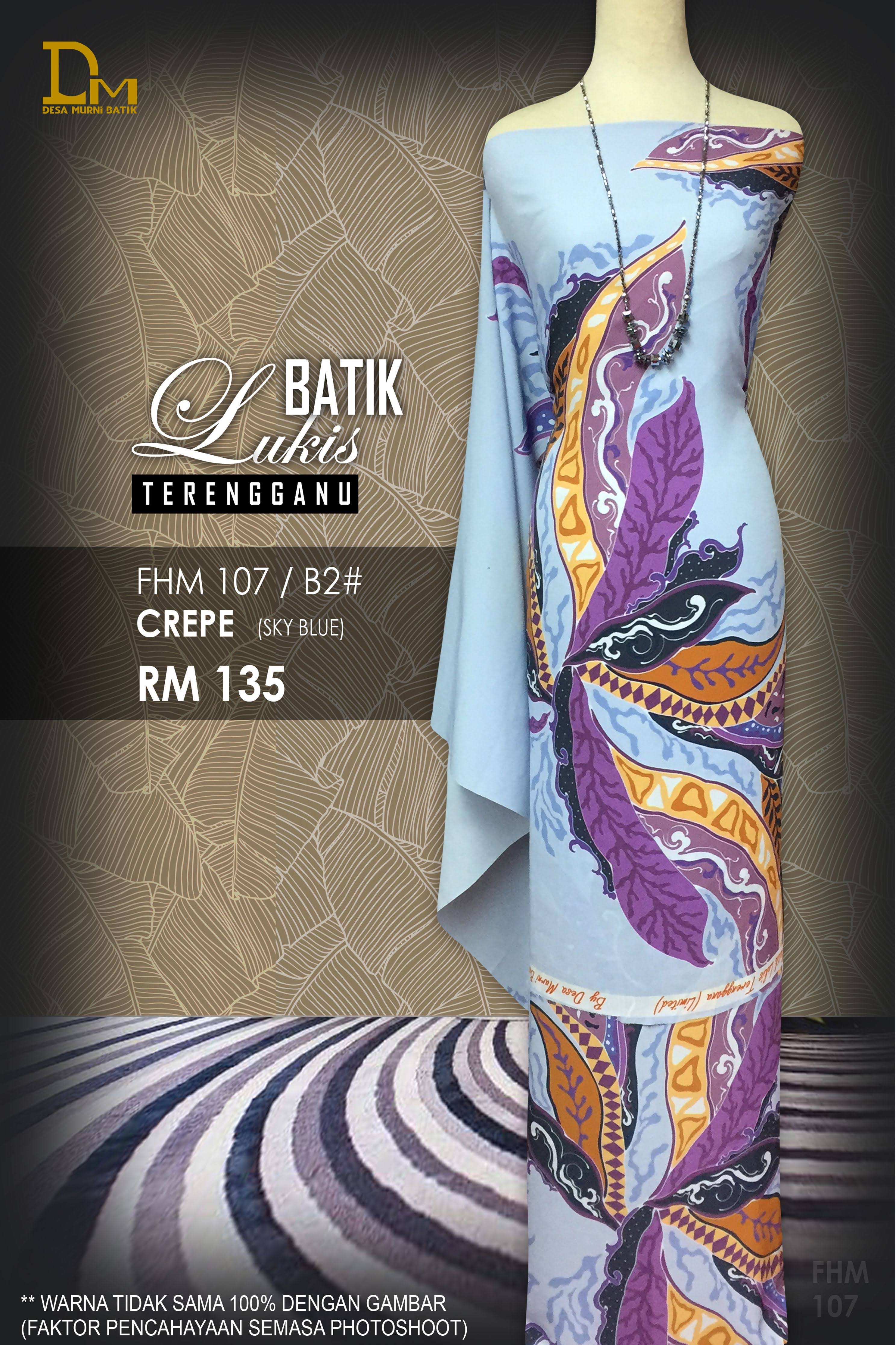 BATIK LUKIS TERENGGANU CREPE FHM 107