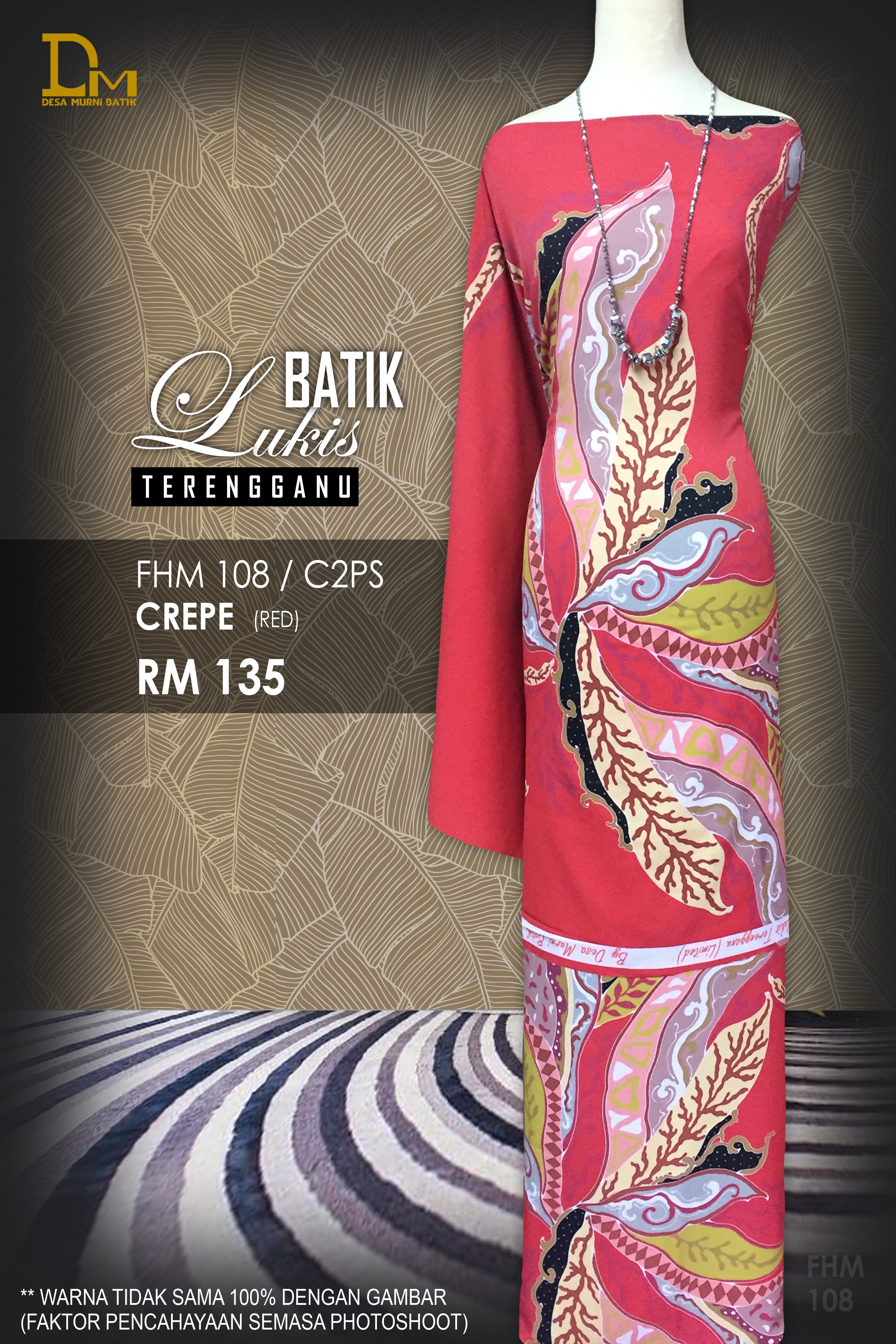 BATIK LUKIS TERENGGANU CREPE FHM 108