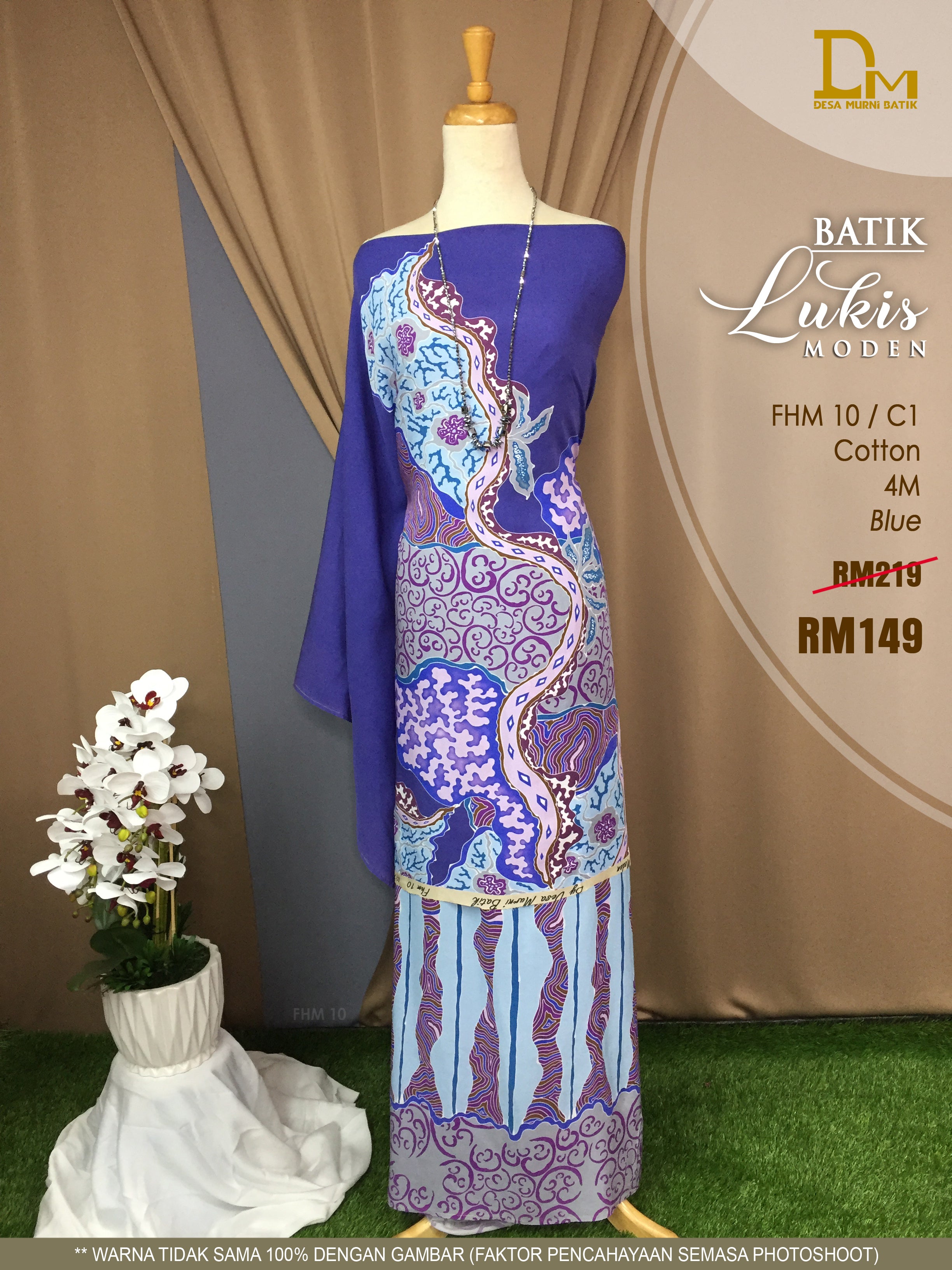 BATIK LUKIS MODEN COTTON FHM 10