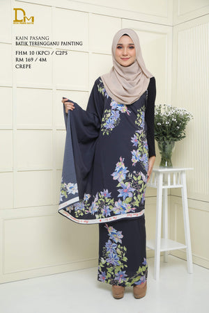 BATIK TERENGGANU PAINTING FHM 10 CREPE