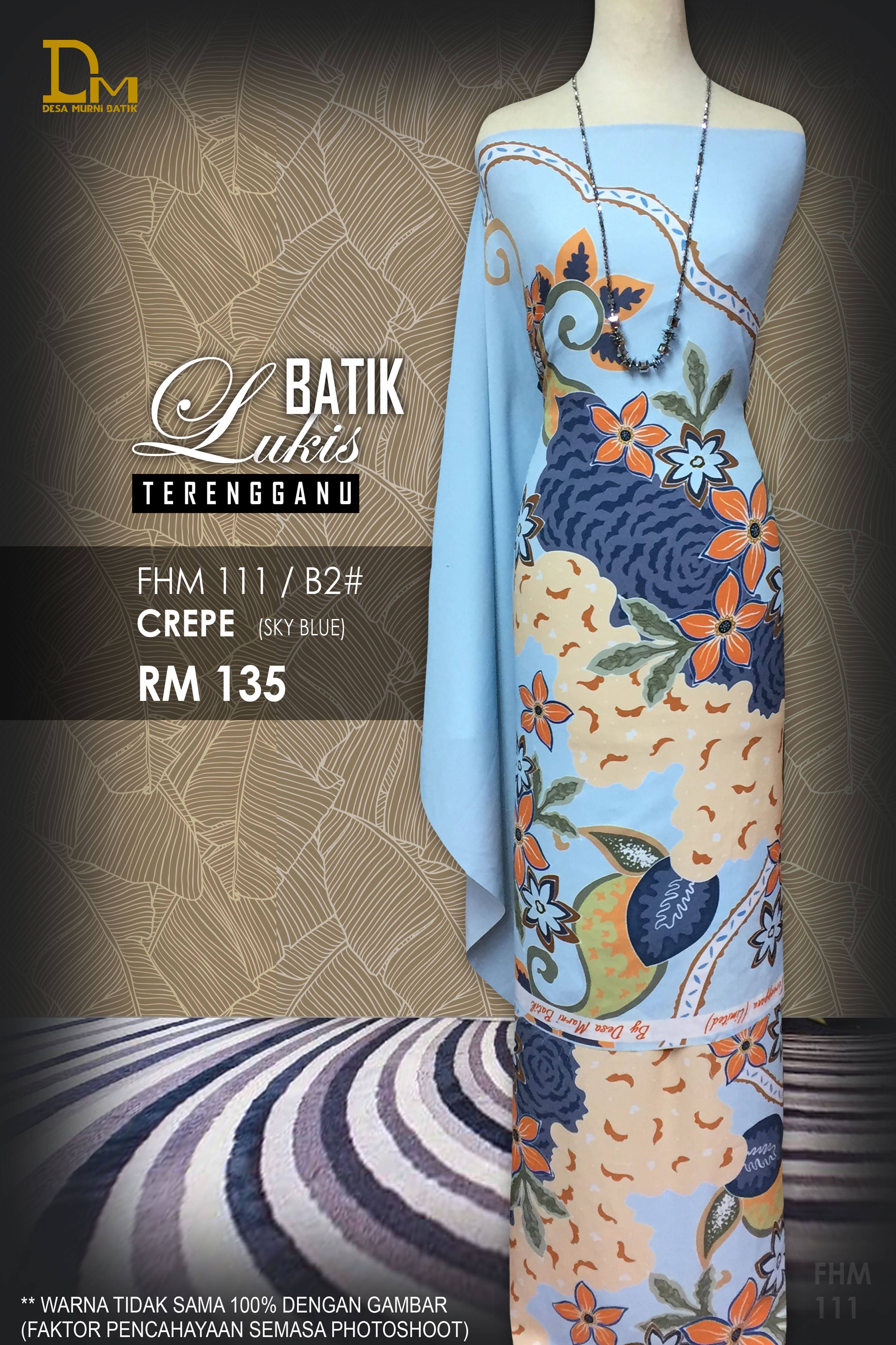 BATIK LUKIS TERENGGANU CREPE FHM 111