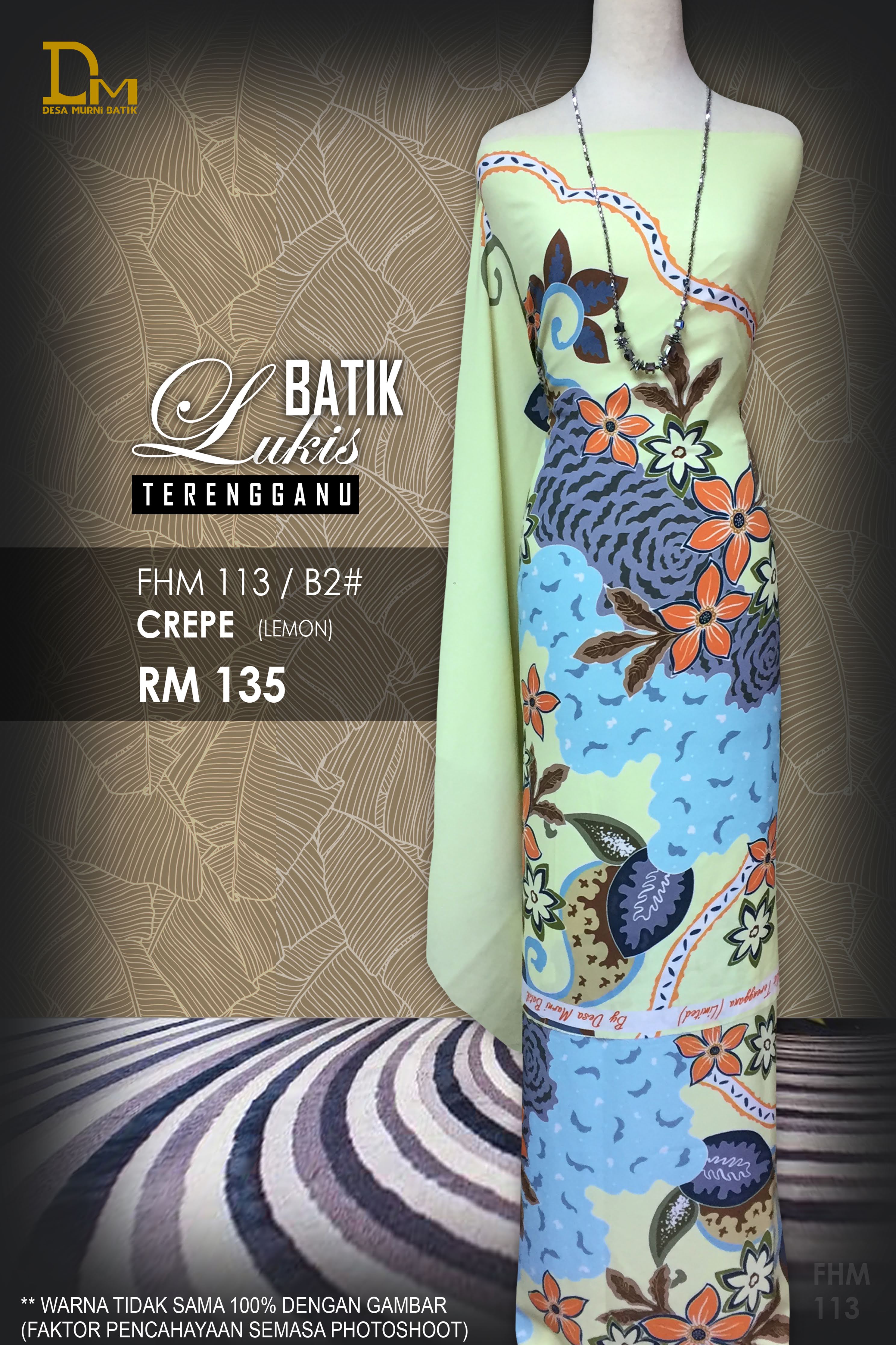 BATIK LUKIS TERENGGANU CREPE FHM 113