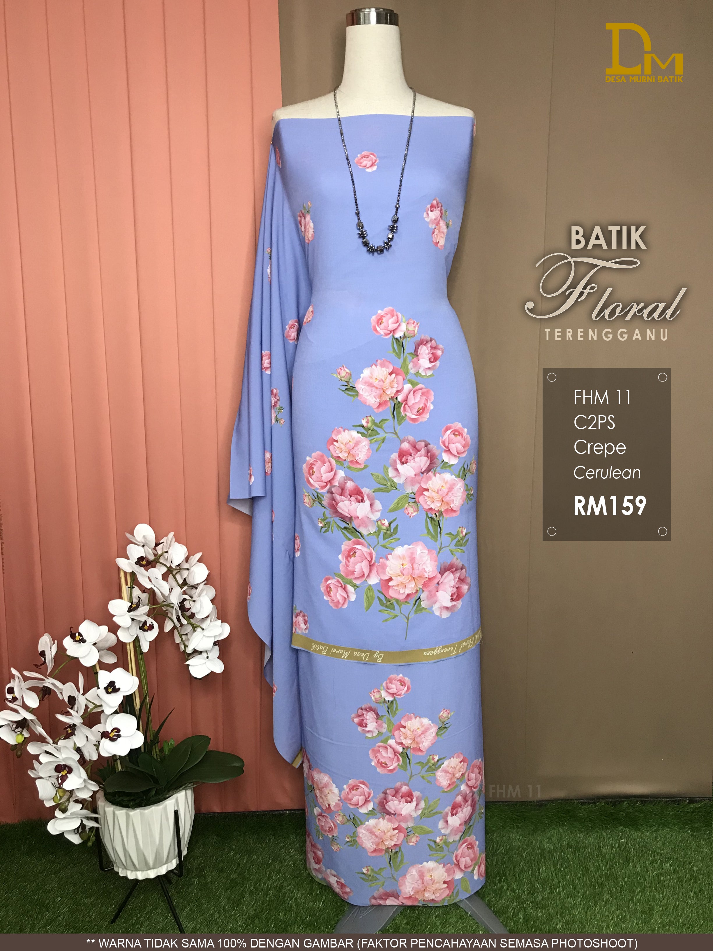 BATIK FLORAL TERENGGANU CREPE FHM 11