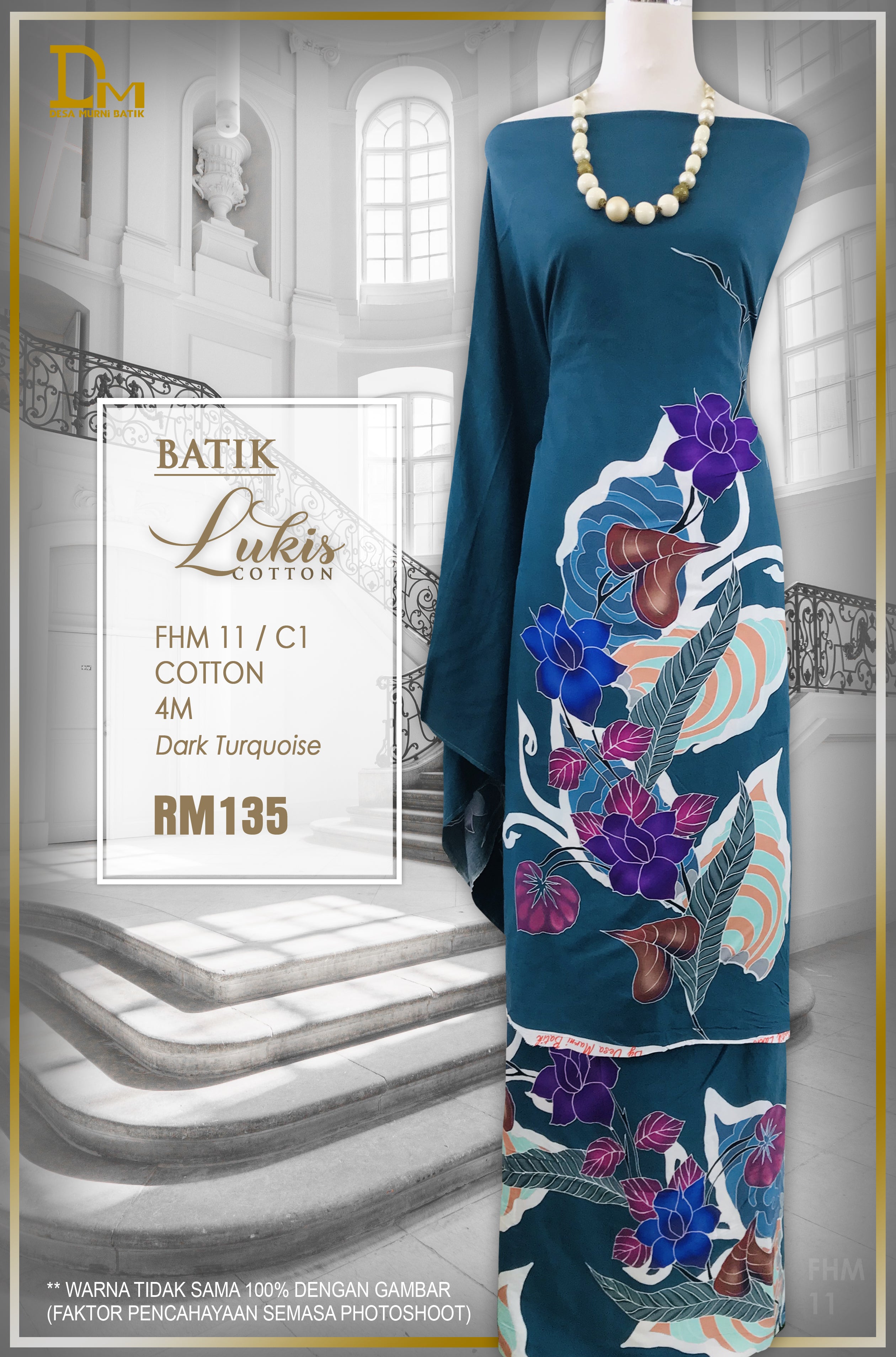 BATIK LUKIS TERENGGANU COTTON FHM 11