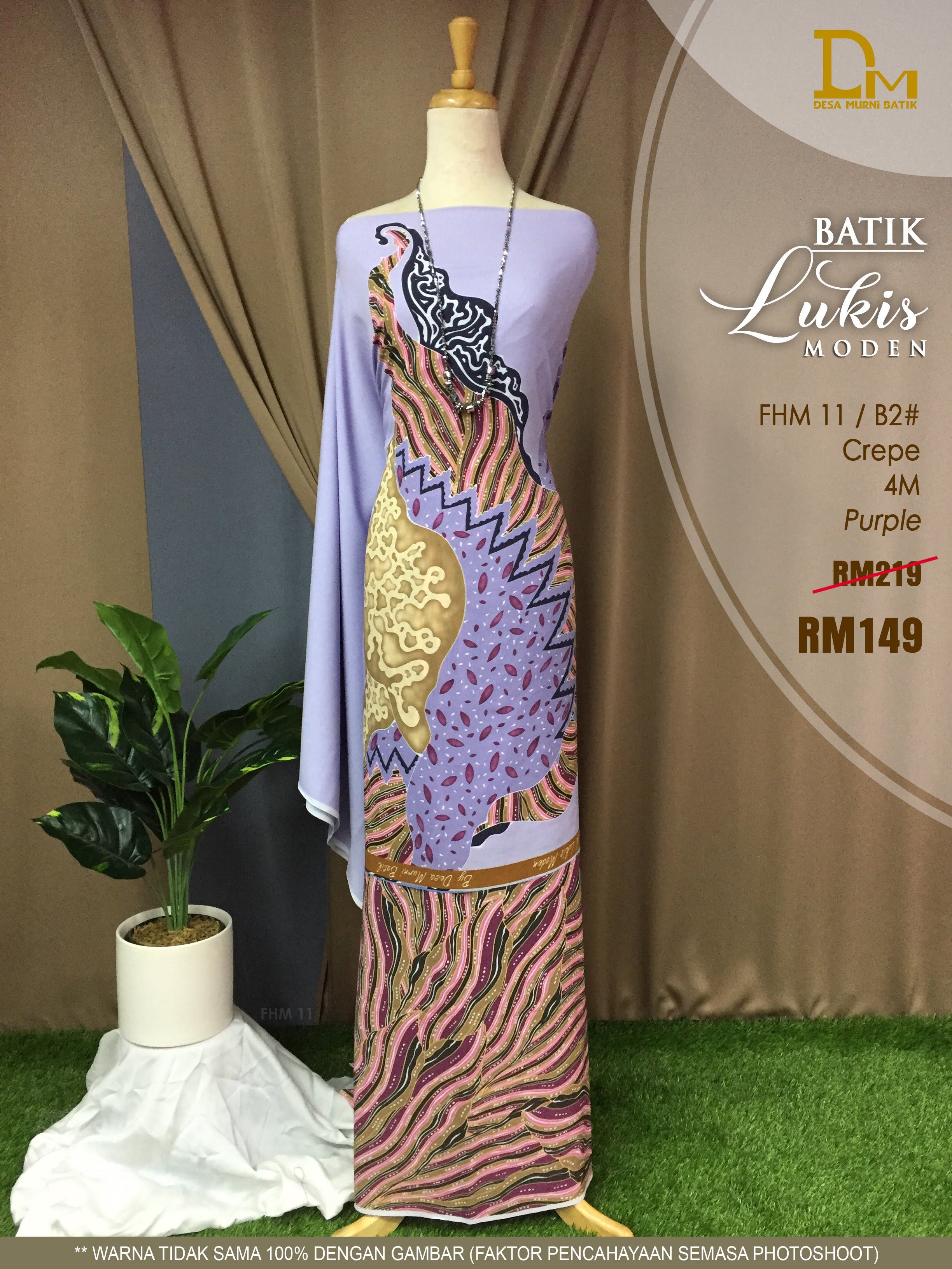 BATIK LUKIS MODEN CREPE FHM 11