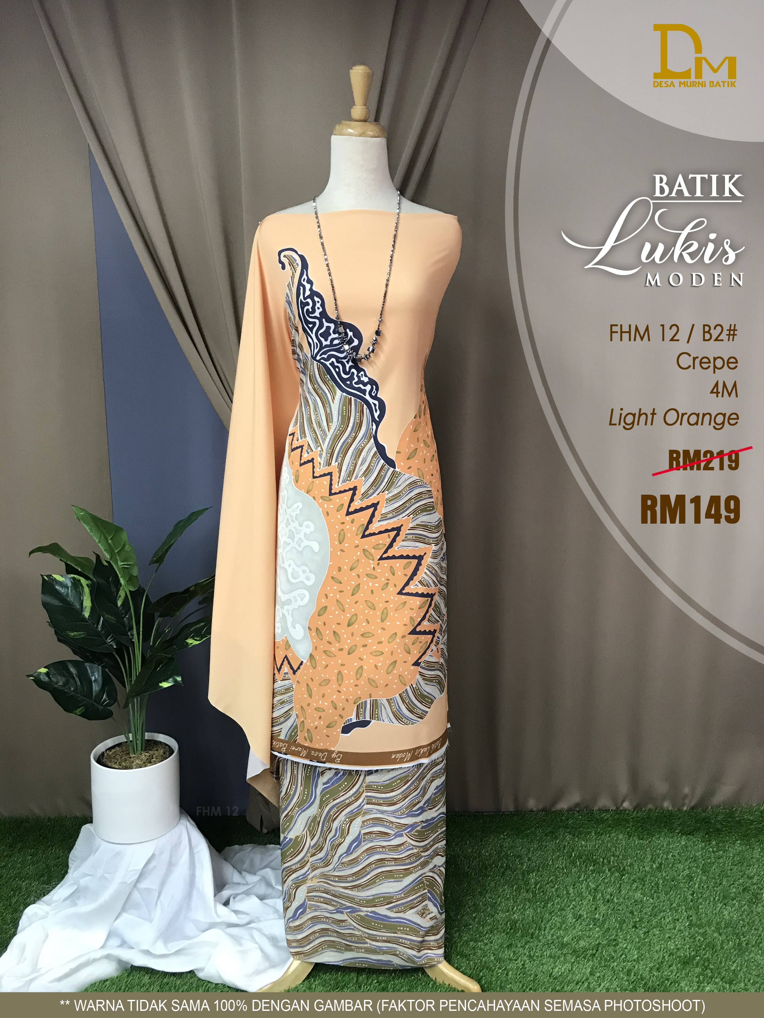 BATIK LUKIS MODEN CREPE FHM 12
