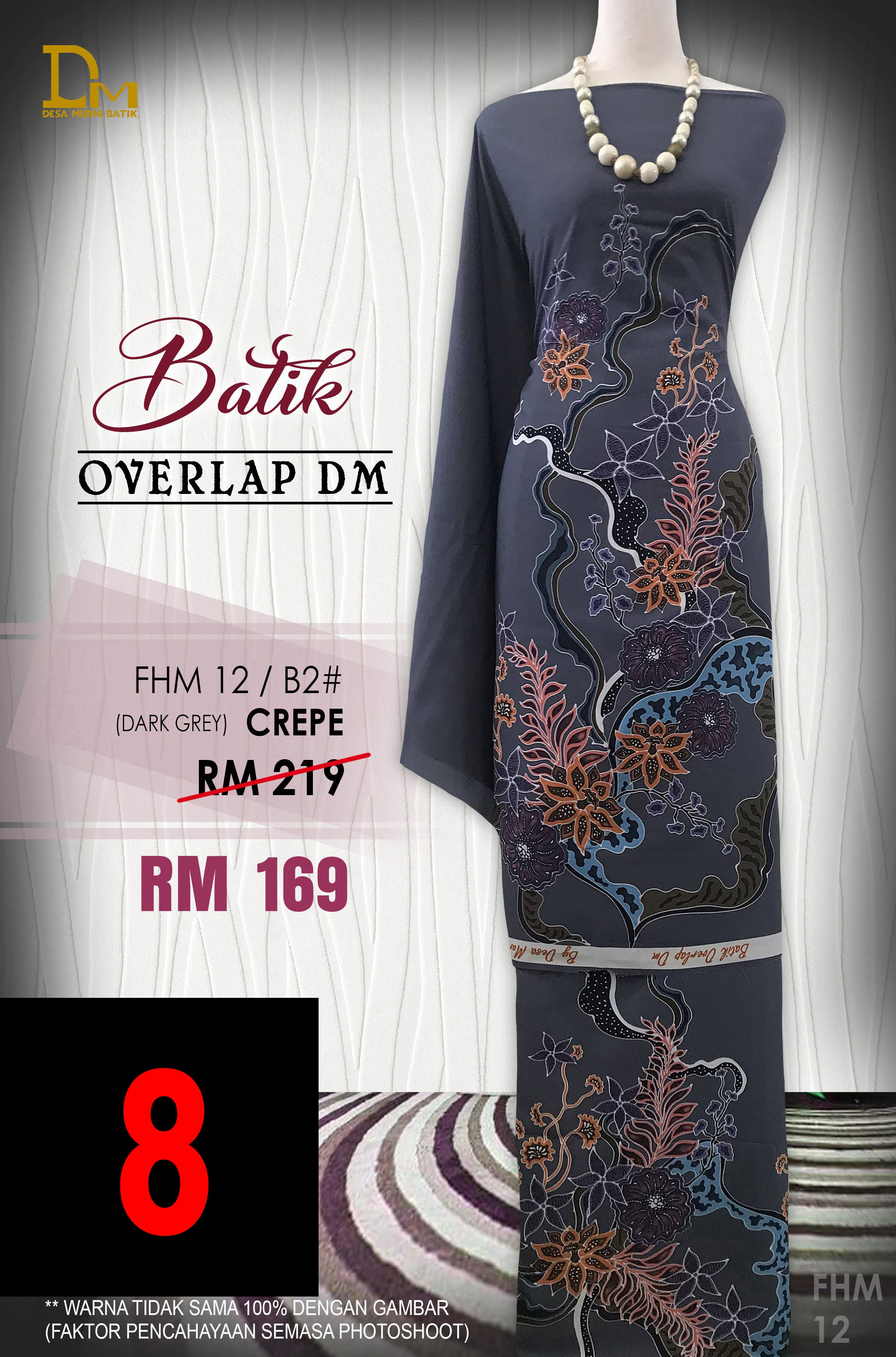 BATIK OVERLAP DM CREPE FHM 12