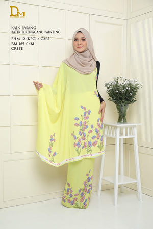 BATIK TERENGGANU PAINTING FHM 12 CREPE