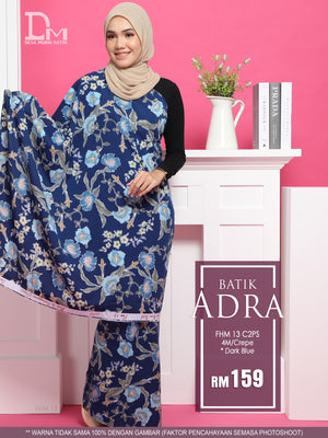 BATIK ANDRA FHM 13 CREPE DARK BLUE