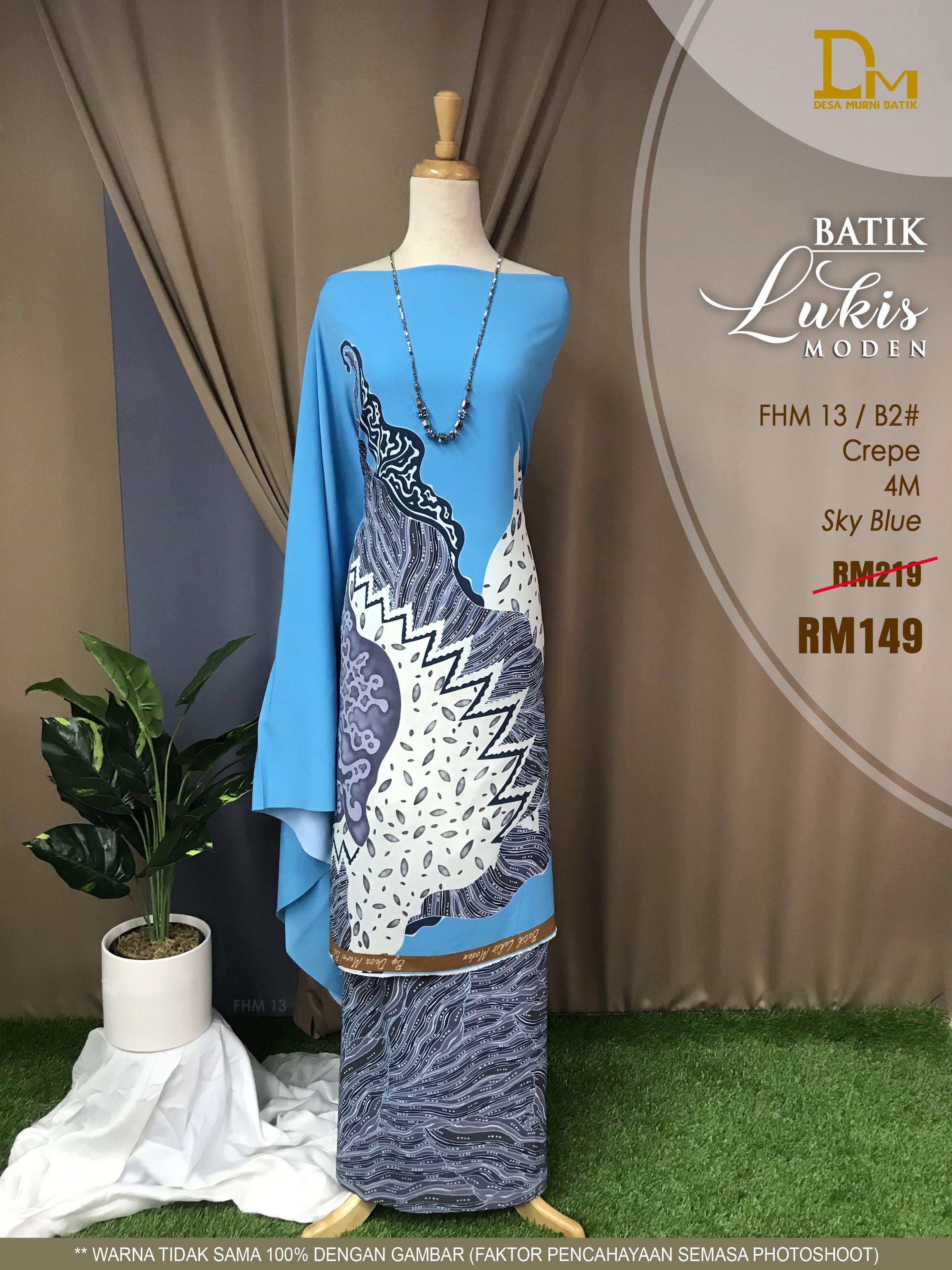 BATIK LUKIS MODEN CREPE FHM 13