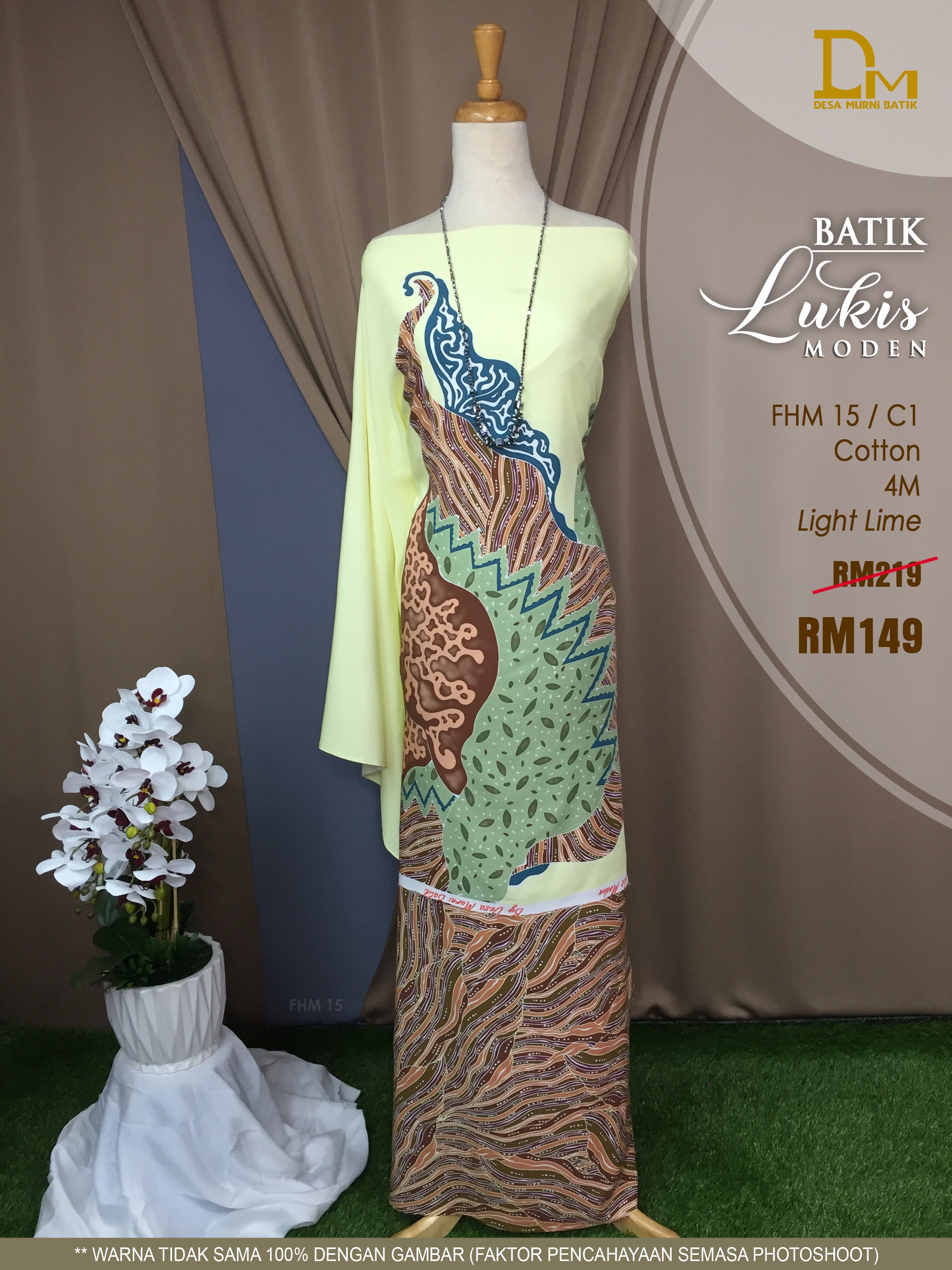 BATIK LUKIS MODEN COTTON FHM 15