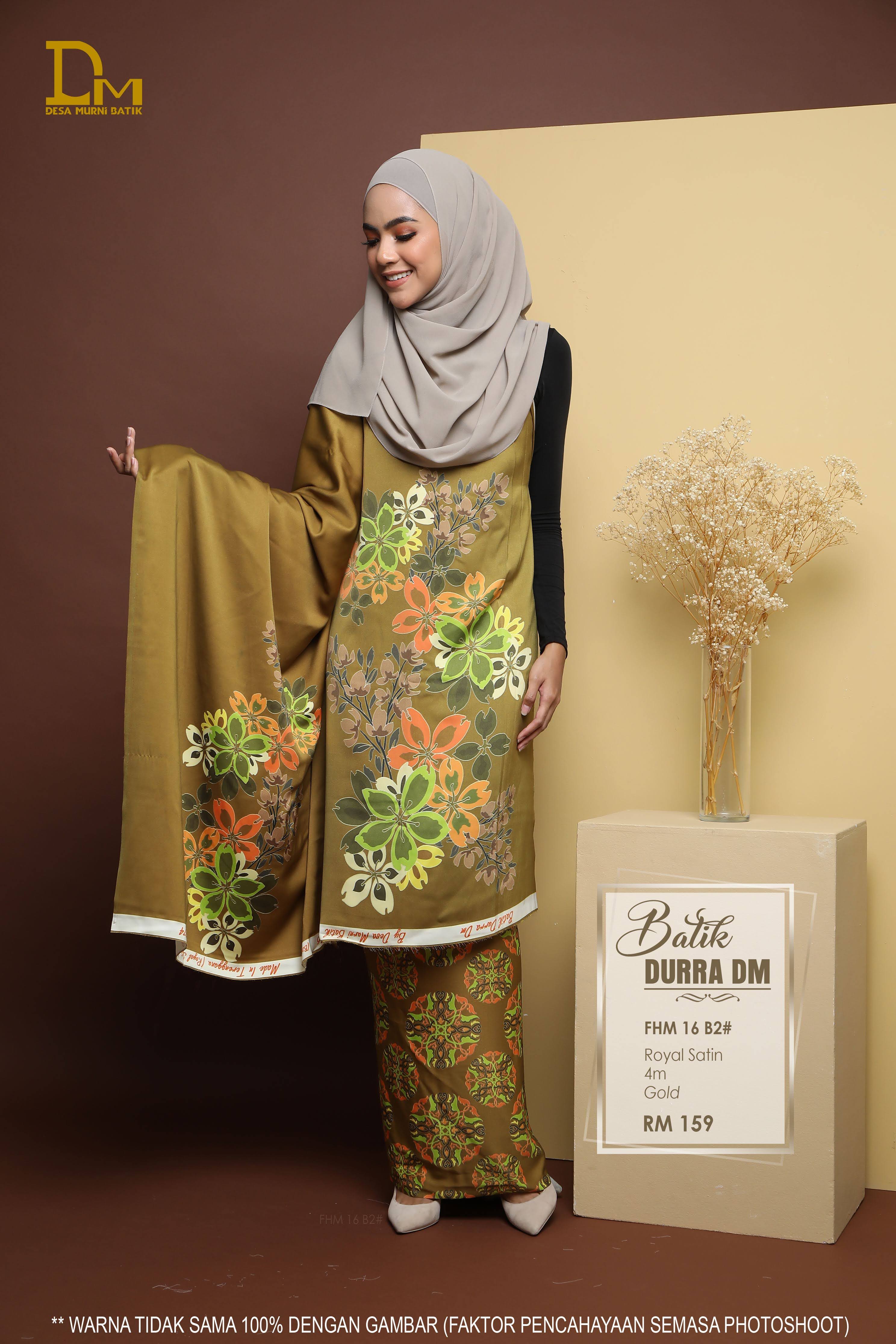 BATIK DURRA FHM 16 ROYAL SATIN GOLD