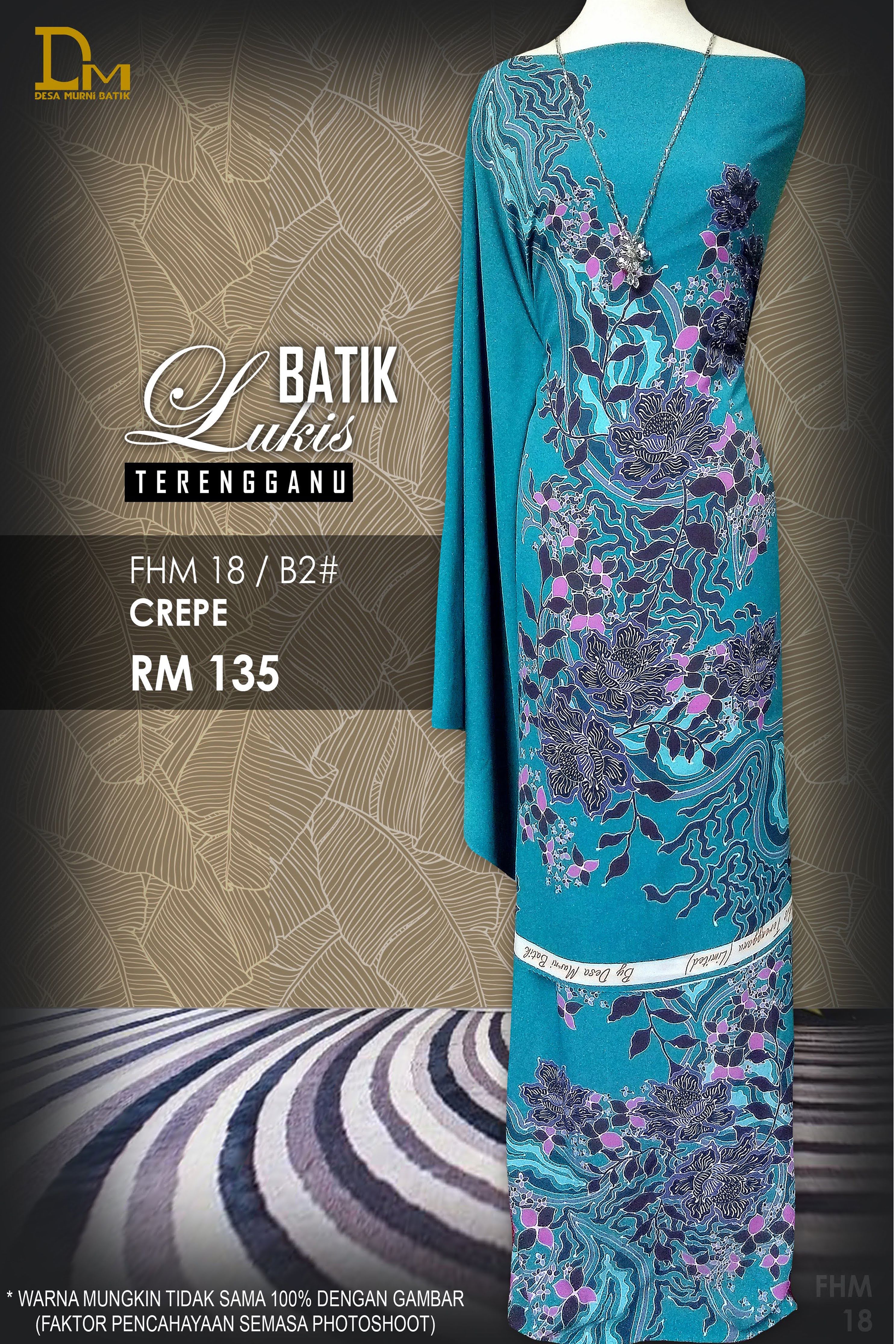 BATIK LUKIS TERENGGANU CREPE FHM 18