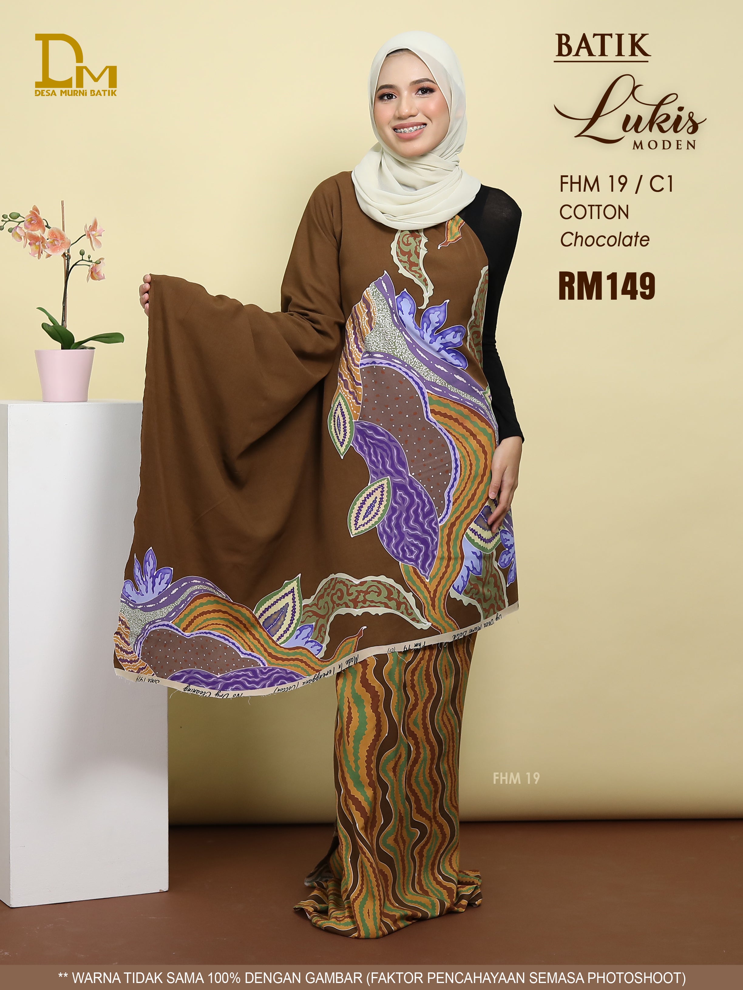 BATIK LUKIS MODEN COTTON FHM 19