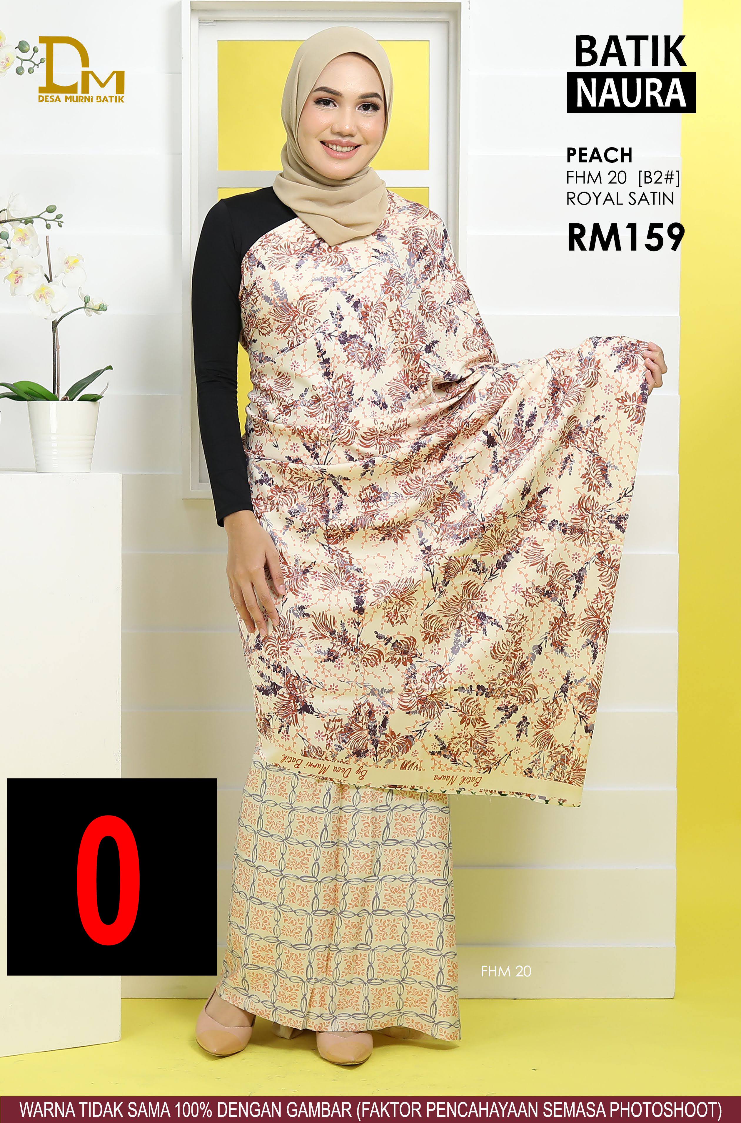 BATIK NAURA ROYAL SATIN FHM 20 PEACH