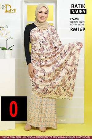 BATIK NAURA ROYAL SATIN FHM 20 PEACH