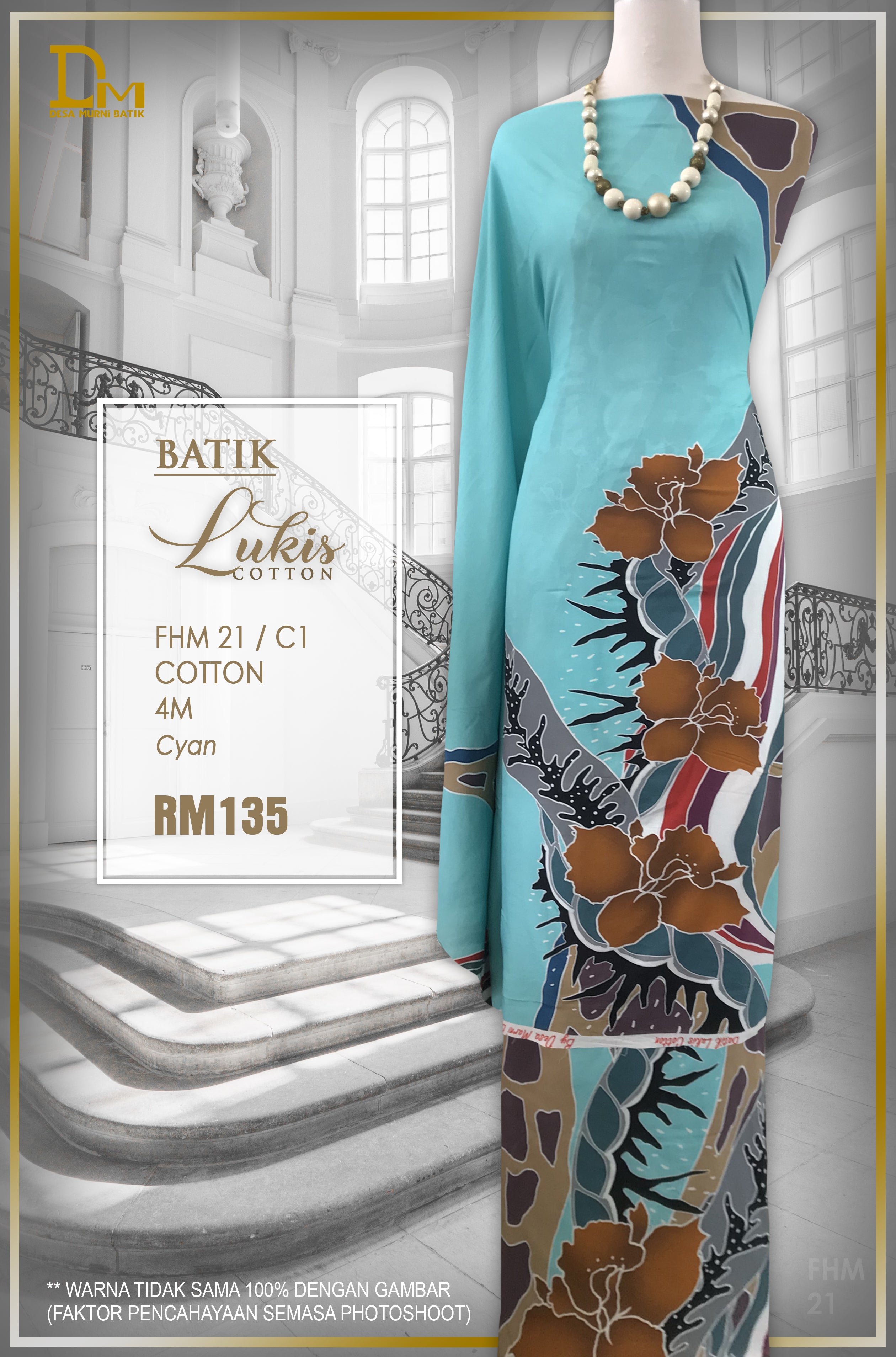BATIK LUKIS TERENGGANU COTTON FHM 21